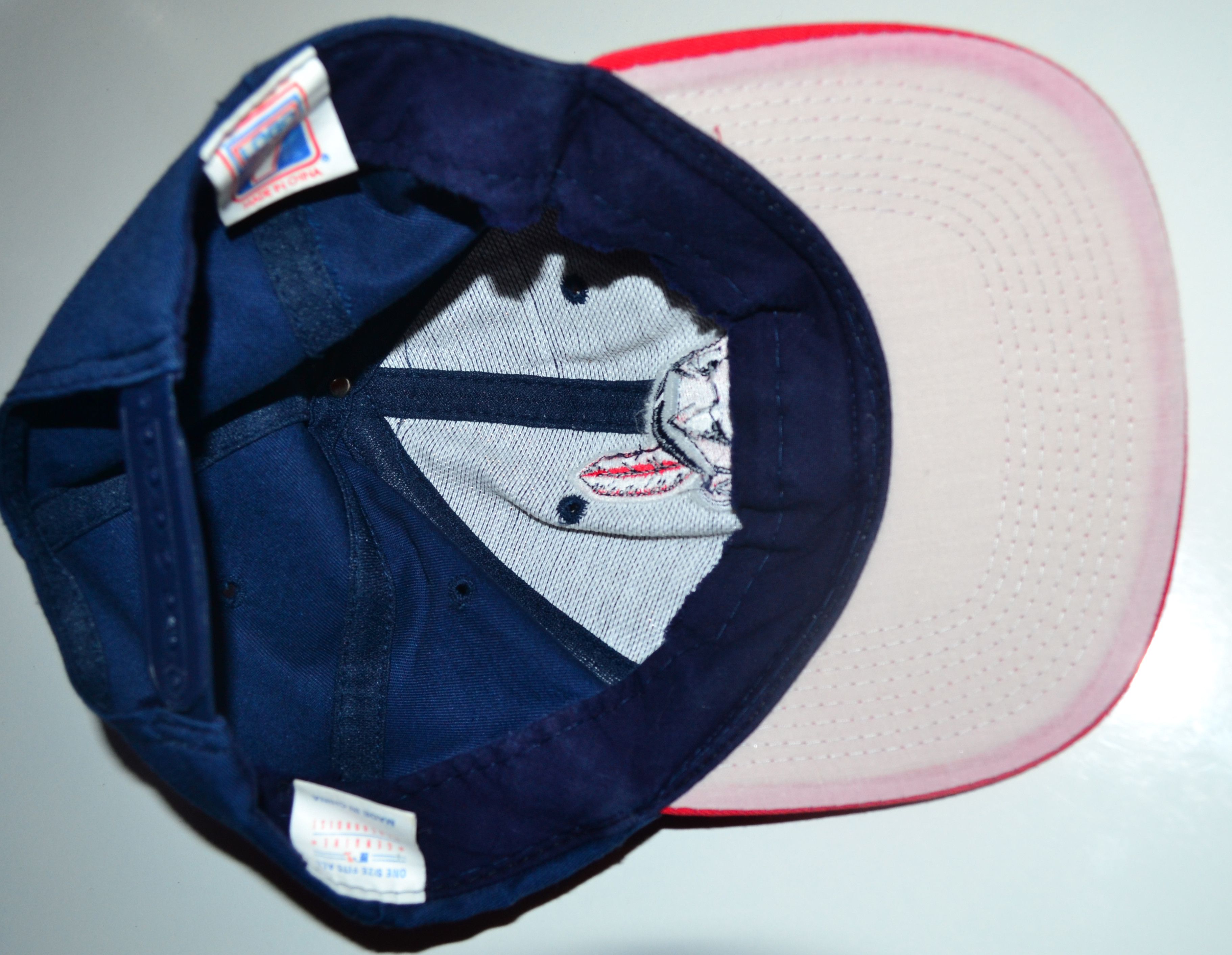Logo 7 Vintage Cleveland Indians Snapback 7 Logo MLB Size ONE SIZE - 6 Thumbnail
