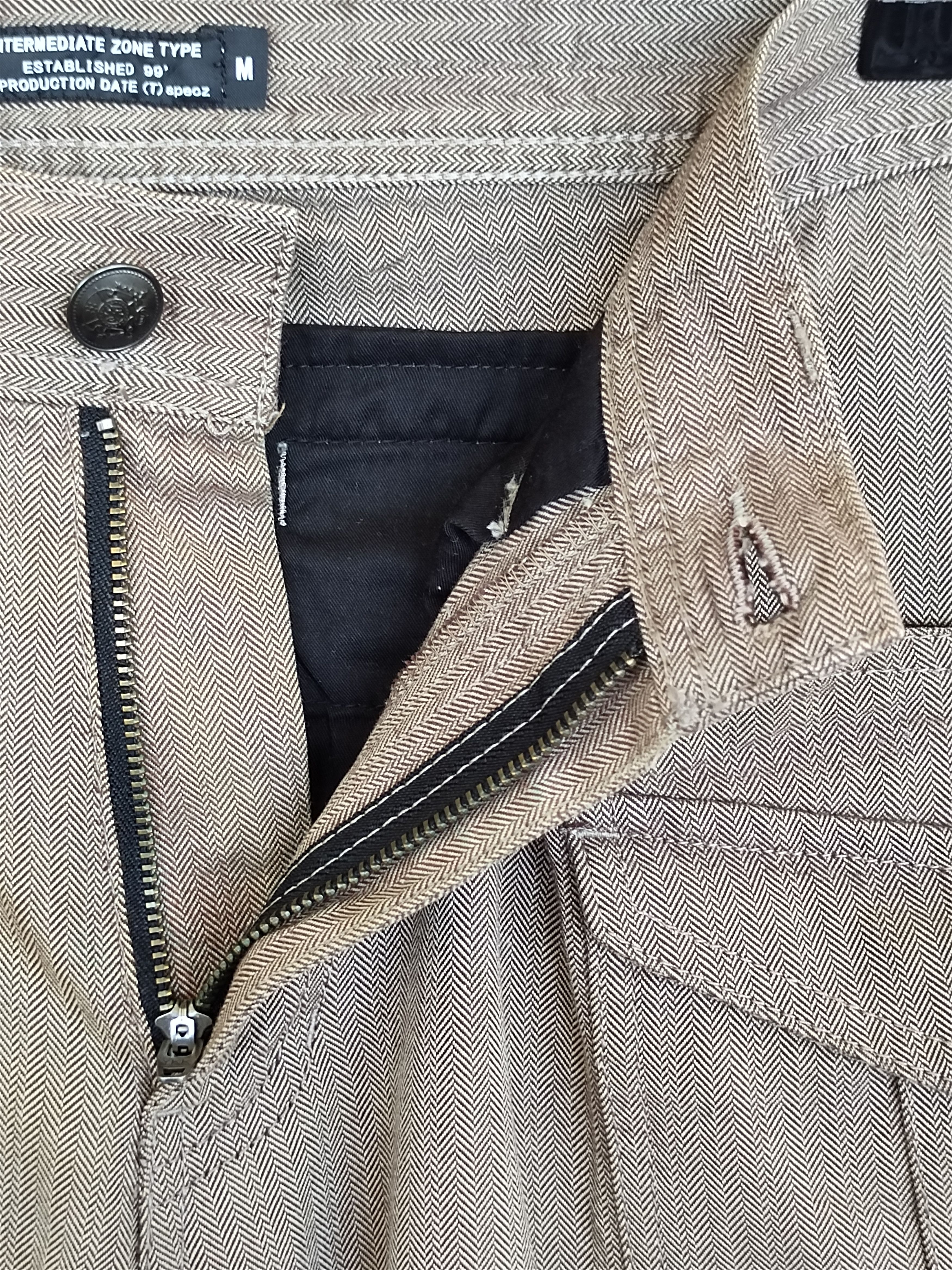 Comme des Garcons × Undercover Takeo Kikuchi Double Knee Hbt Cargo Pants Size US 30 / EU 46 - 16 Thumbnail