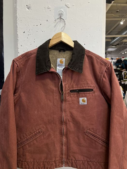 Vintage Vintage Salmon Carhartt Detroit Jacket | Grailed