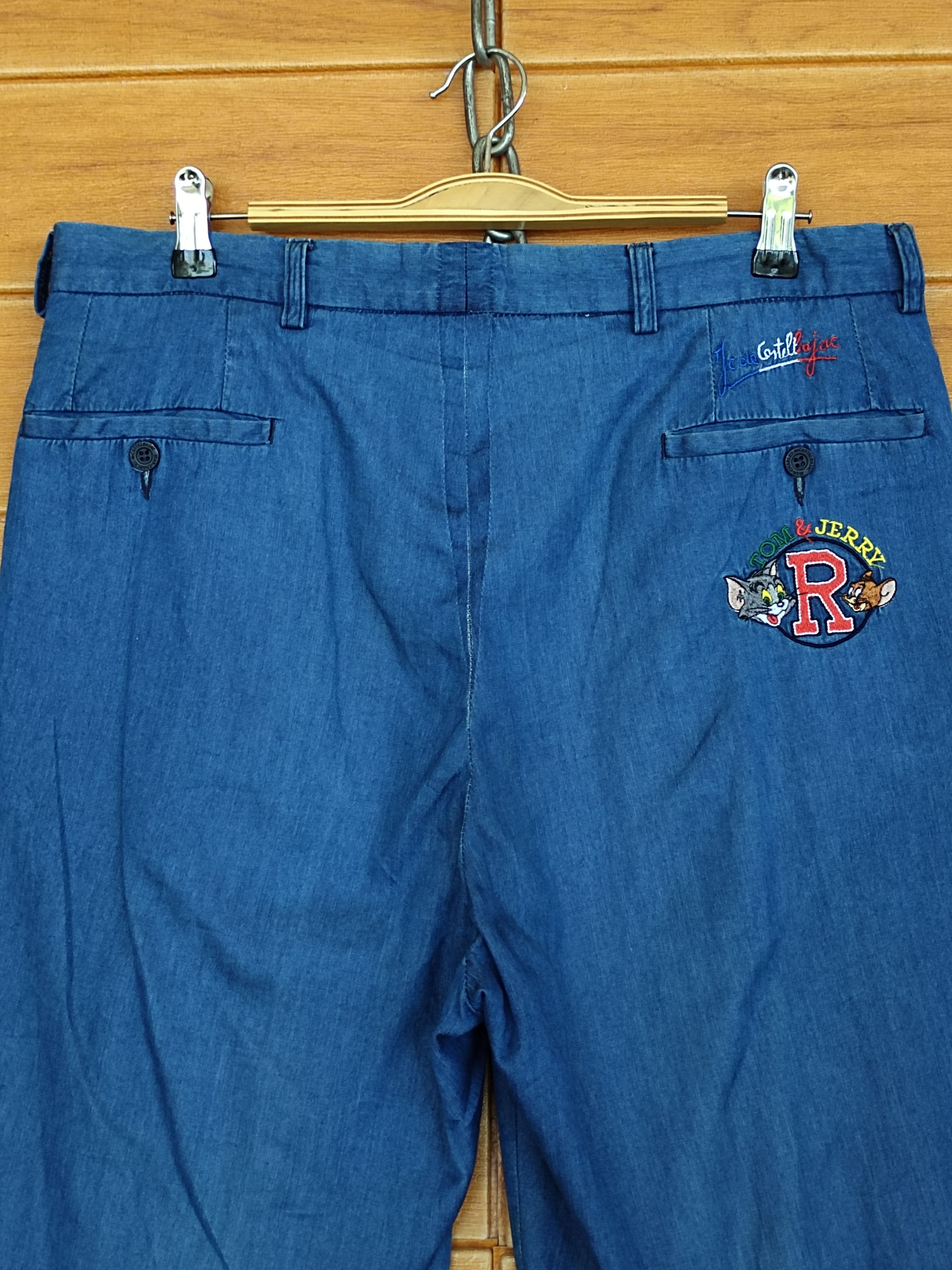 Jean Charles De Castelbajac Vintage 90s Jc De Castelbajac Tom & Jerry Baggy Pants Size US 33 - 9 Thumbnail