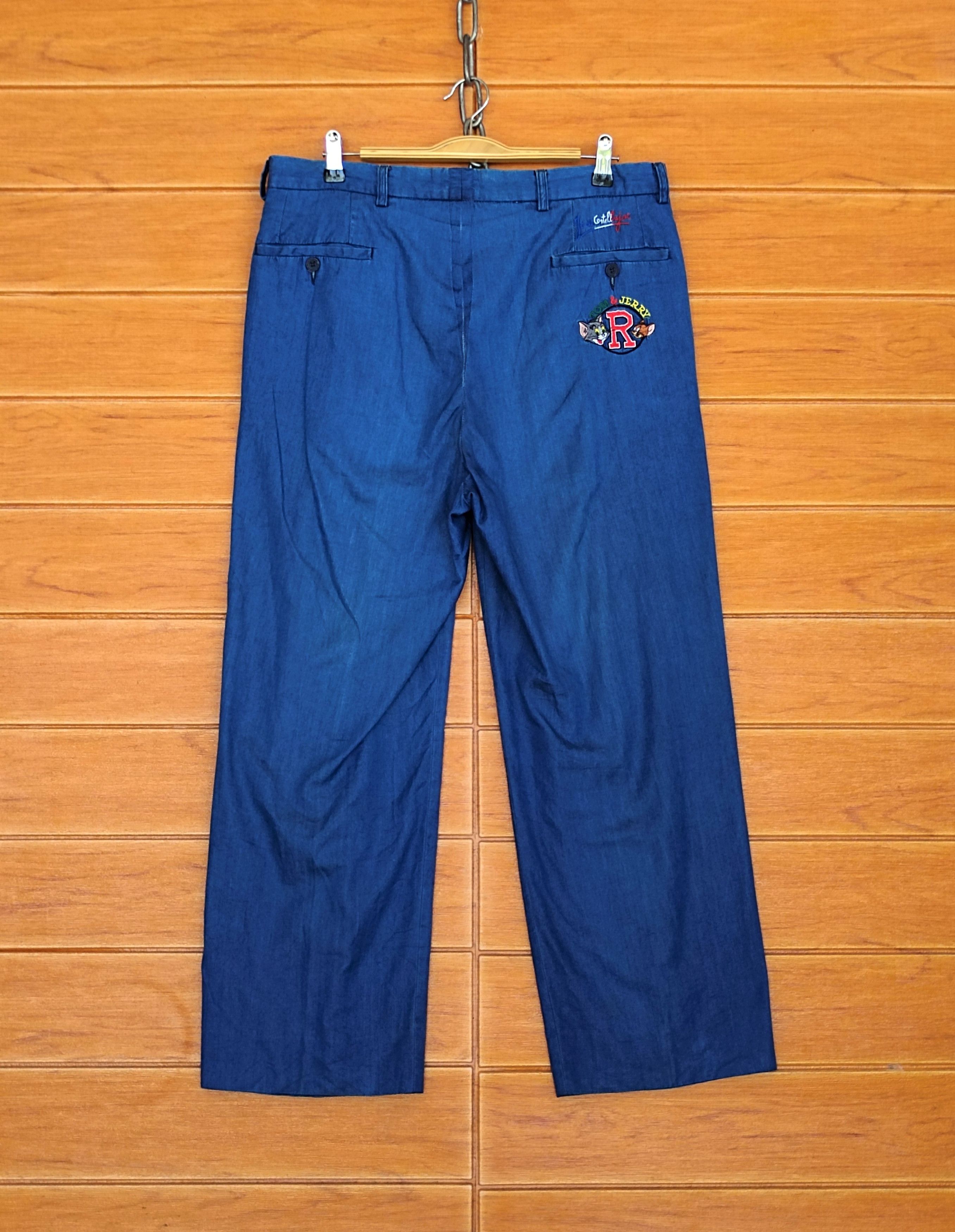 Jean Charles De Castelbajac Vintage 90s Jc De Castelbajac Tom & Jerry Baggy Pants Size US 33 - 2 Thumbnail