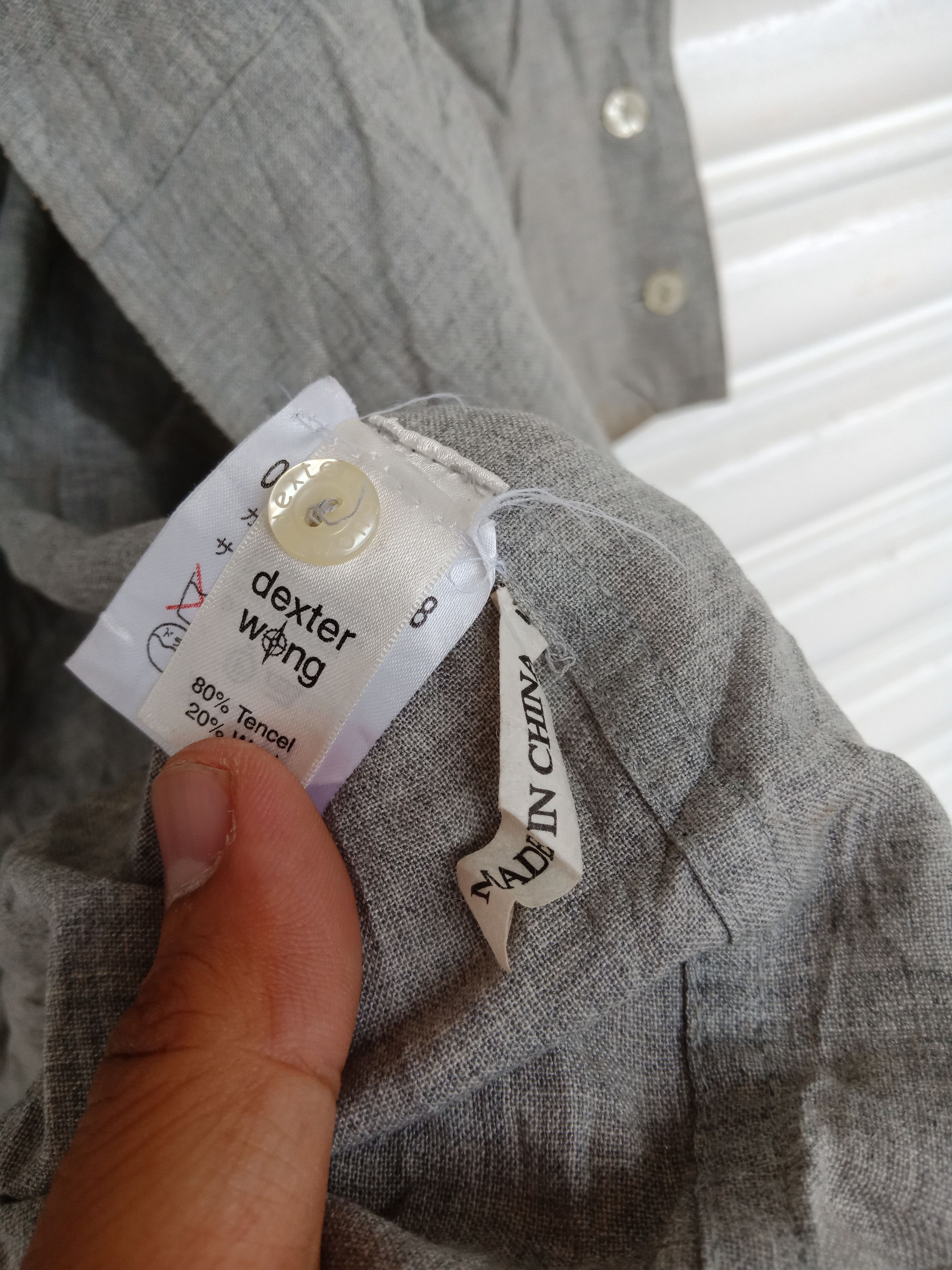 Dexter Wong Dexter Wong Wool + Tencel Avant Garde Designer Size US M / EU 48-50 / 2 - 8 Thumbnail