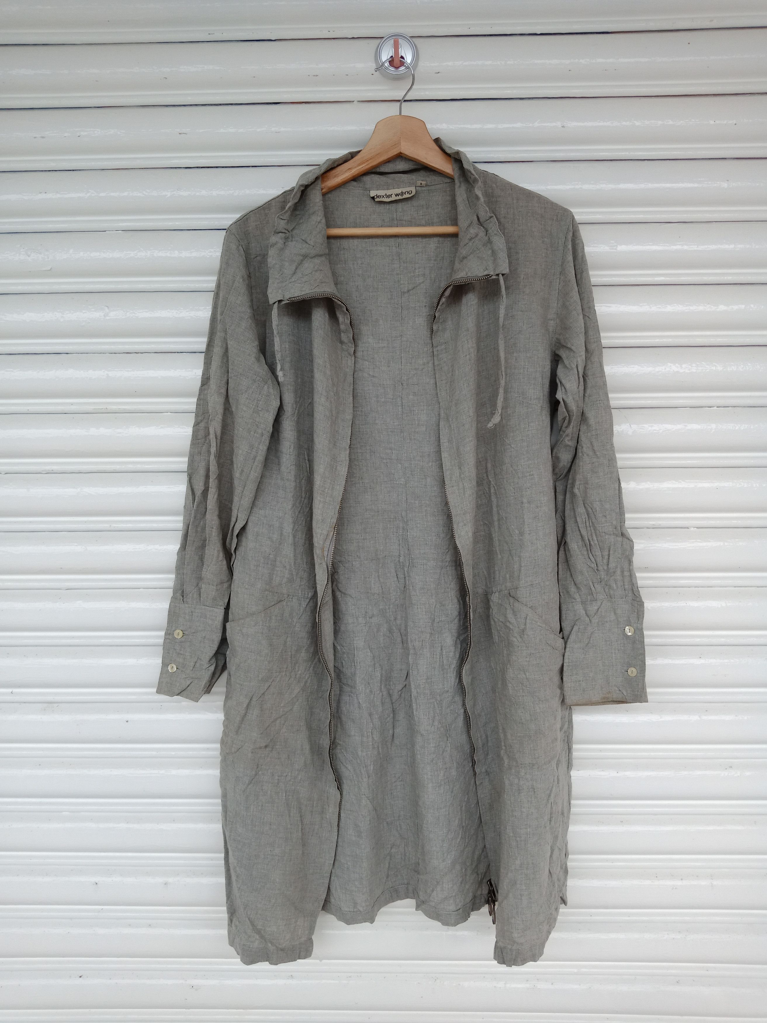 Dexter Wong Dexter Wong Wool + Tencel Avant Garde Designer Size US M / EU 48-50 / 2 - 3 Thumbnail