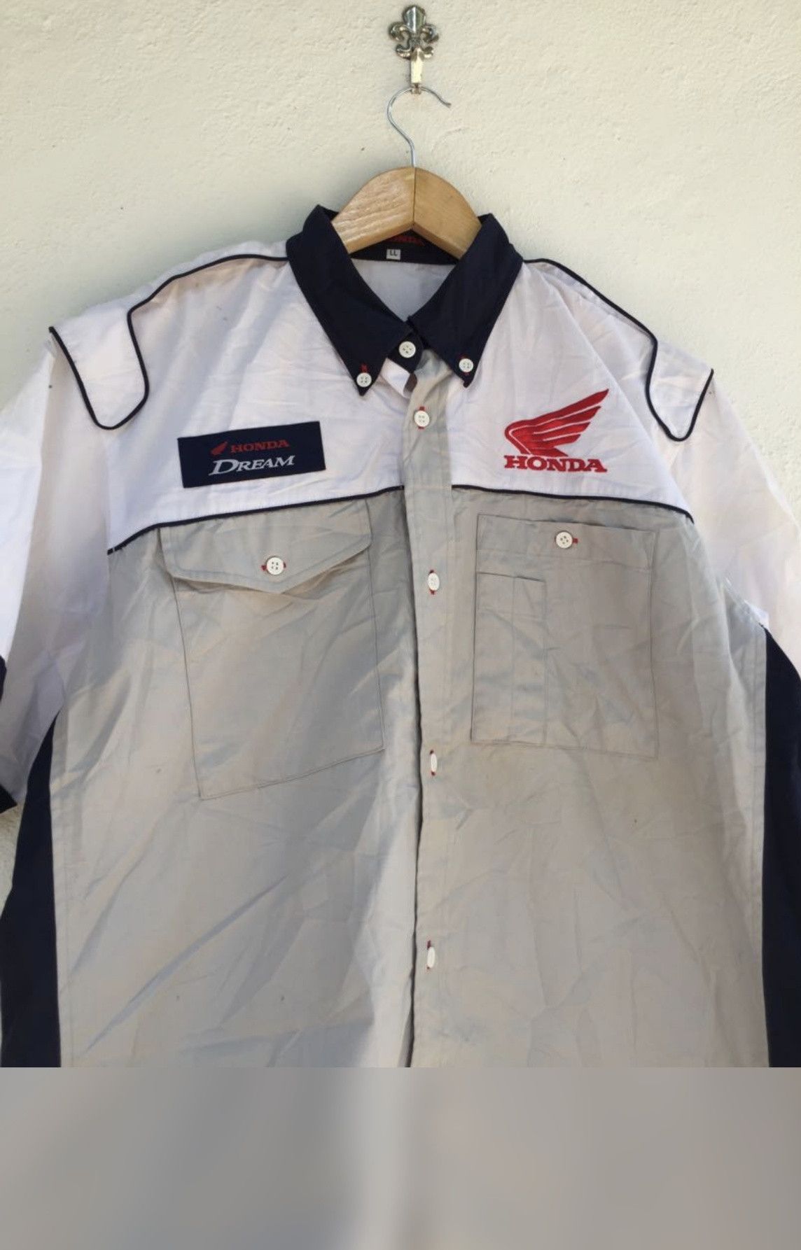 Honda × Vintage HONDA DREAM BUTTON DOWN Size US XL / EU 56 / 4 - 3 Thumbnail