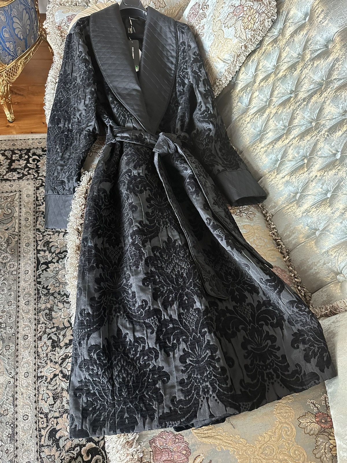 Dolce & Gabbana New Dolce & Gabbana Men’s Formal Robe Jacket $4950 Size 42R - 2 Thumbnail
