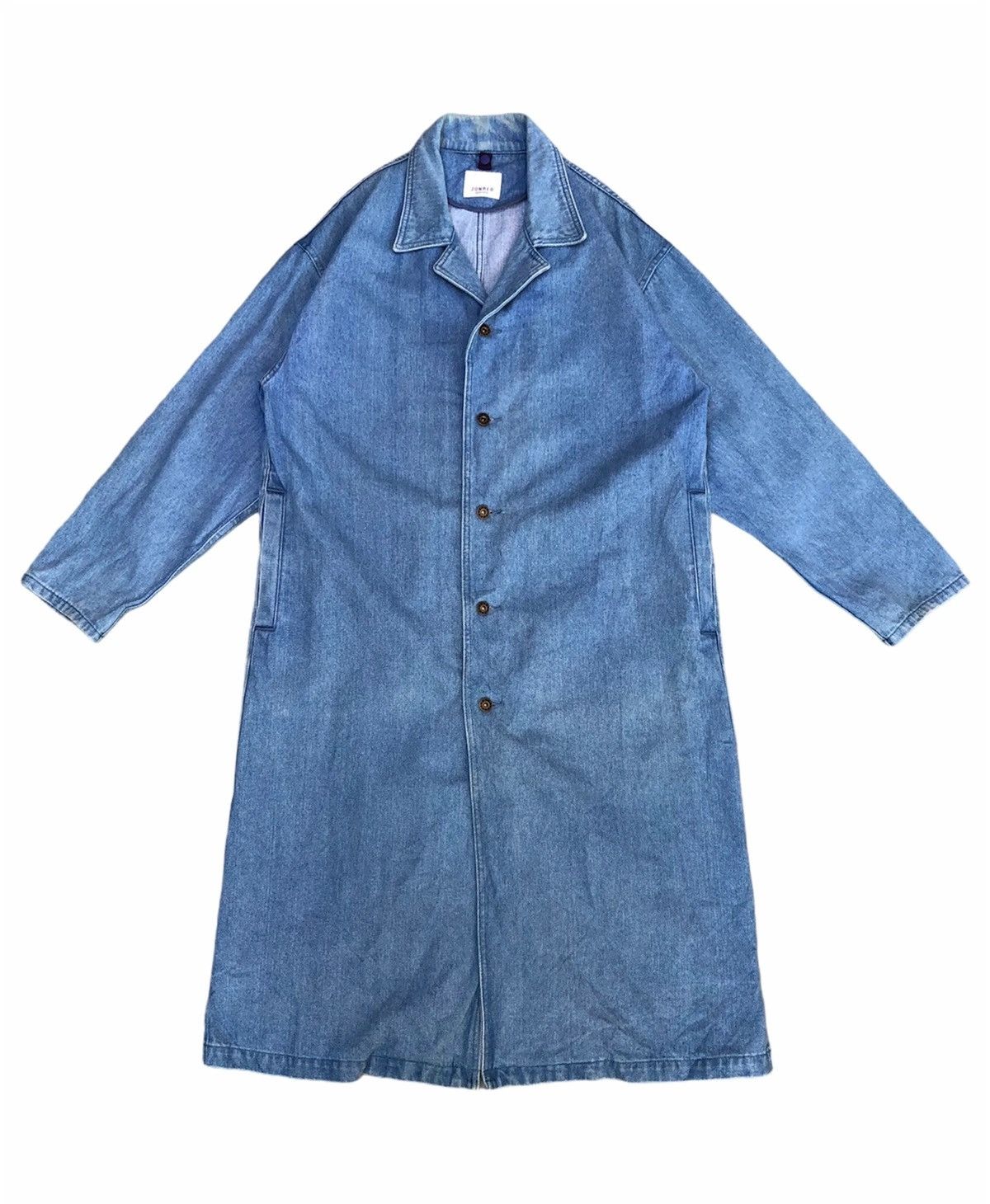 Junred Japan Rare Design Denim Overcoat