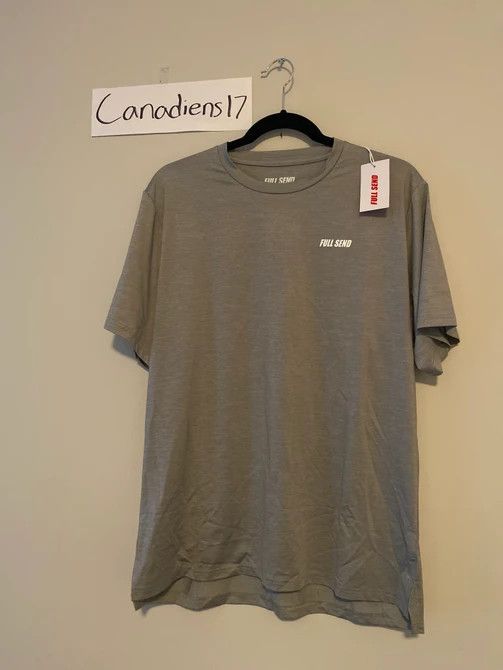 Full Send Full Send Fitness Grey Compression Tee *BRAND NEW* Size US L / EU 52-54 / 3 - 1 Thumbnail