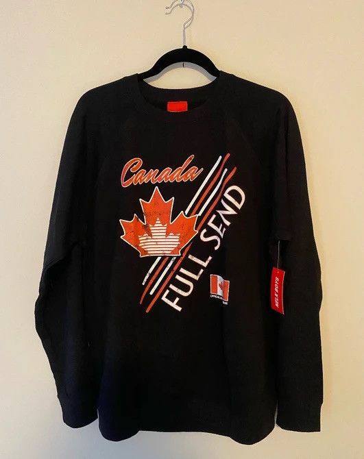 Full Send Full Send Canada Vintage Style Crewneck *BRAND NEW* Size US XL / EU 56 / 4 - 1 Thumbnail