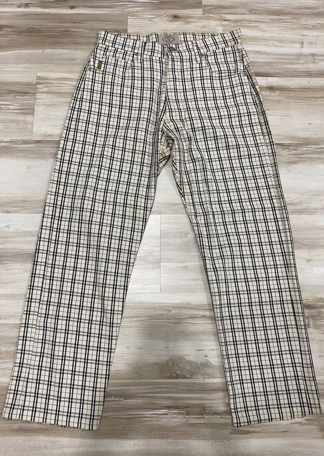 Checkered fashion design by Armani