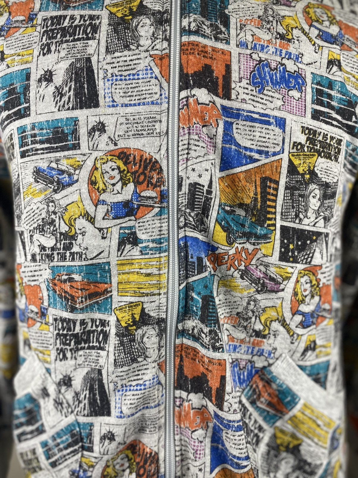 Other Vintage Chip Clip Comic Strip Fullprint Zipper Hoodie Size US M / EU 48-50 / 2 - 2 Thumbnail