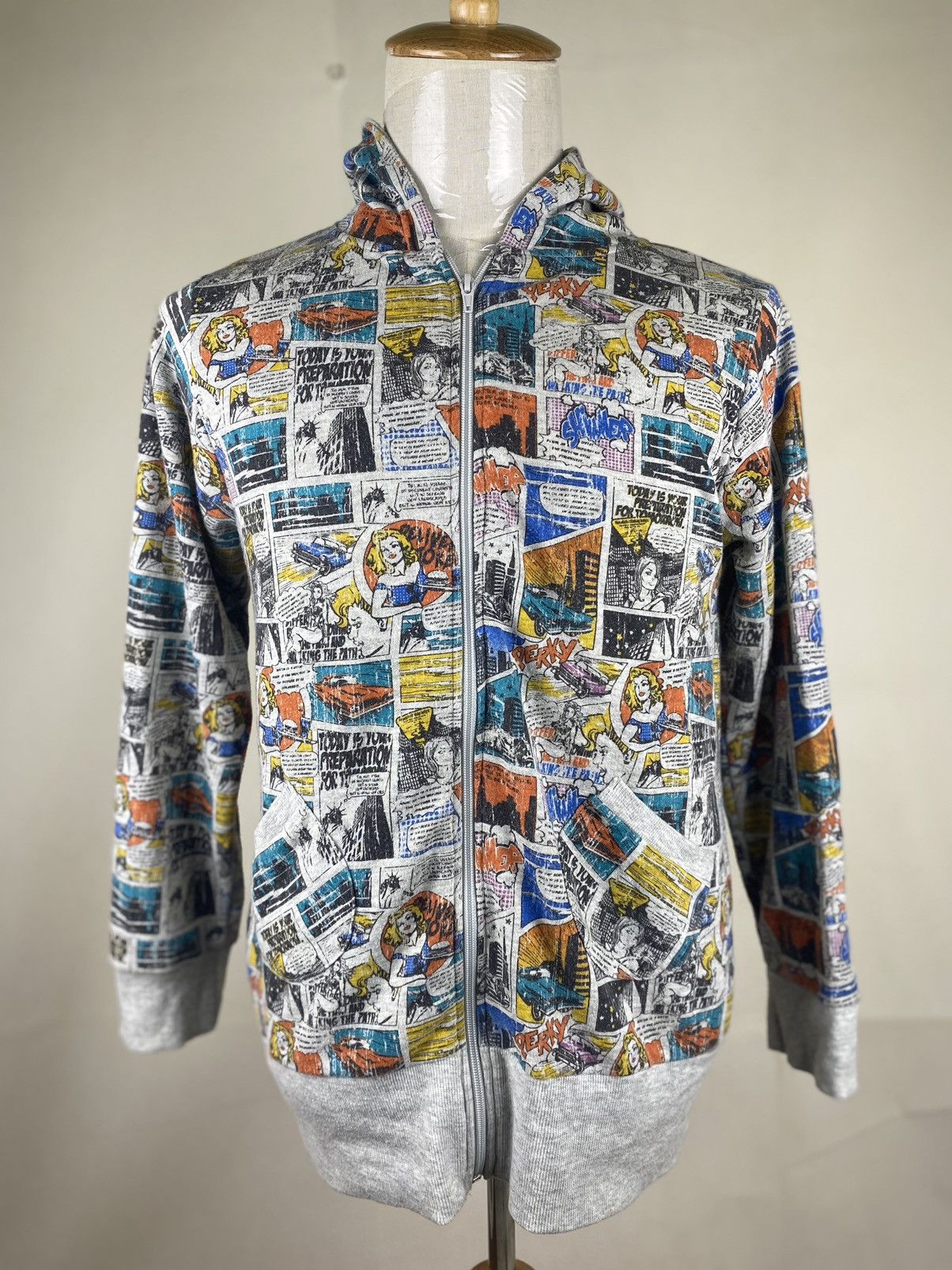 Other Vintage Chip Clip Comic Strip Fullprint Zipper Hoodie Size US M / EU 48-50 / 2 - 1 Thumbnail