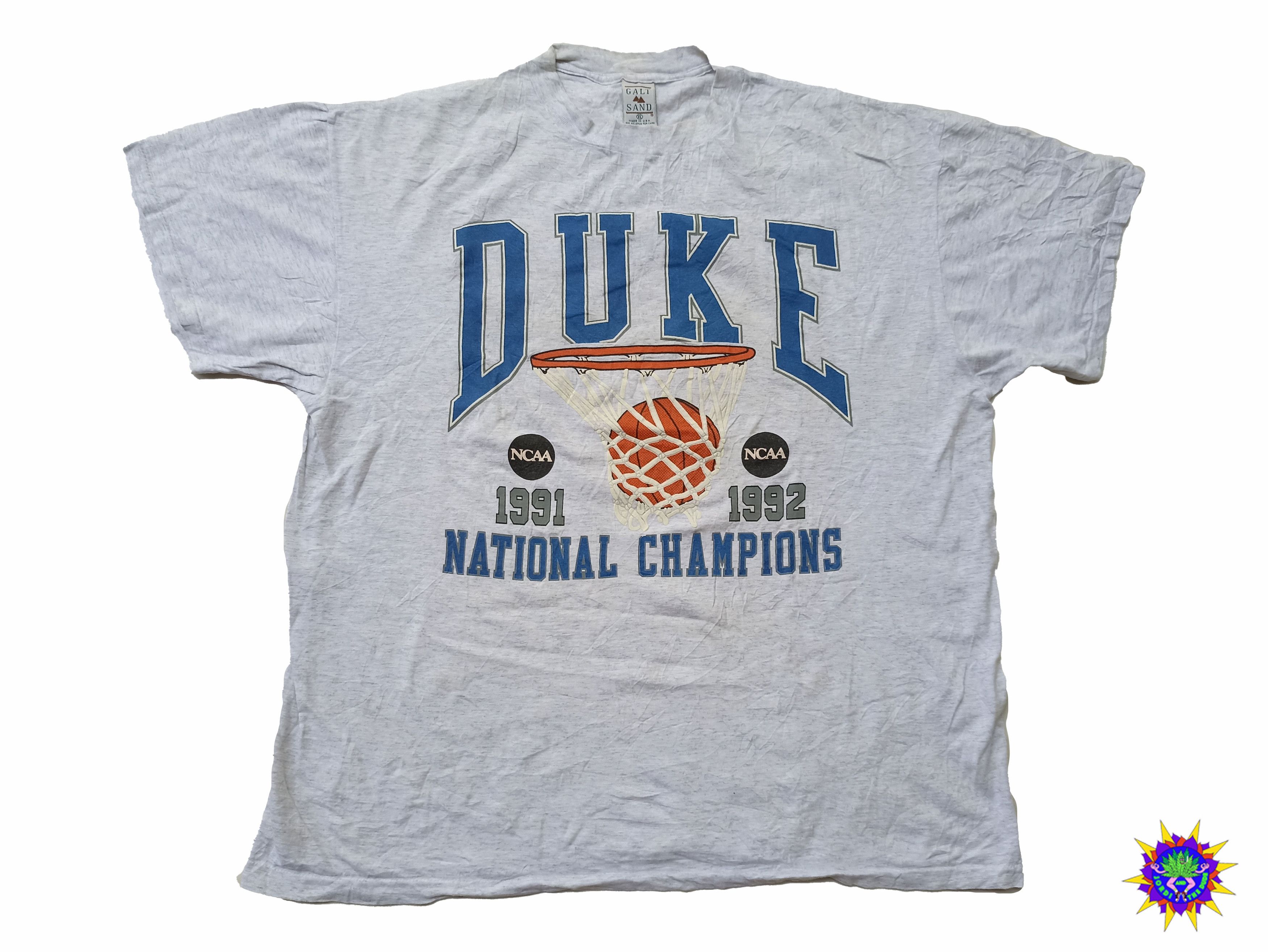 NBA × NCAA × Vintage Vintage 1991-1992 NCAA DUKE National Champions T shirt Size US XL / EU 56 / 4 - 1 Thumbnail