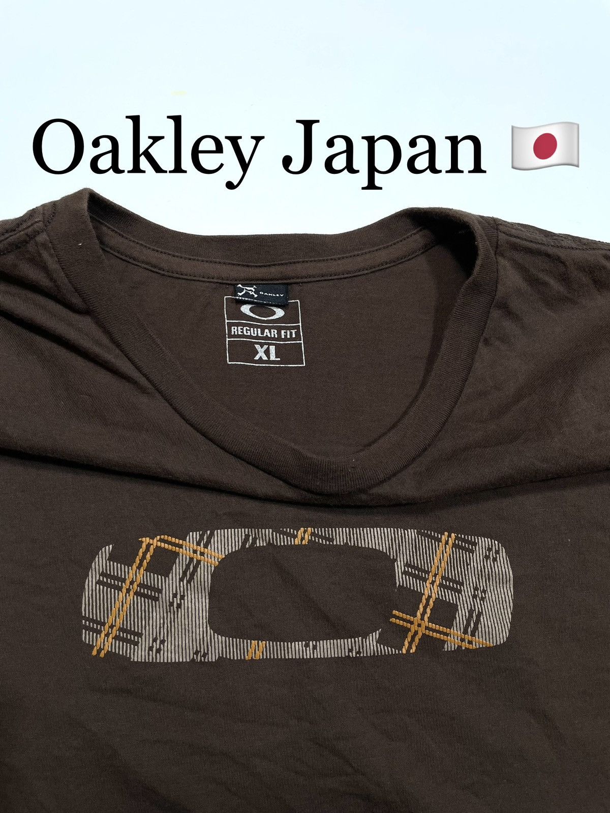 Vintage Vintage Oakley Japan 🇯🇵 brown nova check plaid center logo Size US L / EU 52-54 / 3 - 1 Thumbnail