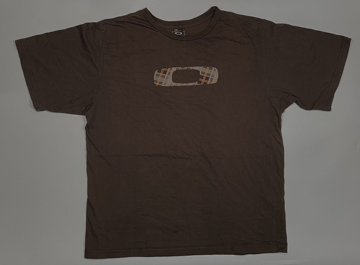 Vintage Vintage Oakley Japan 🇯🇵 brown nova check plaid center logo Size US L / EU 52-54 / 3 - 2 Thumbnail