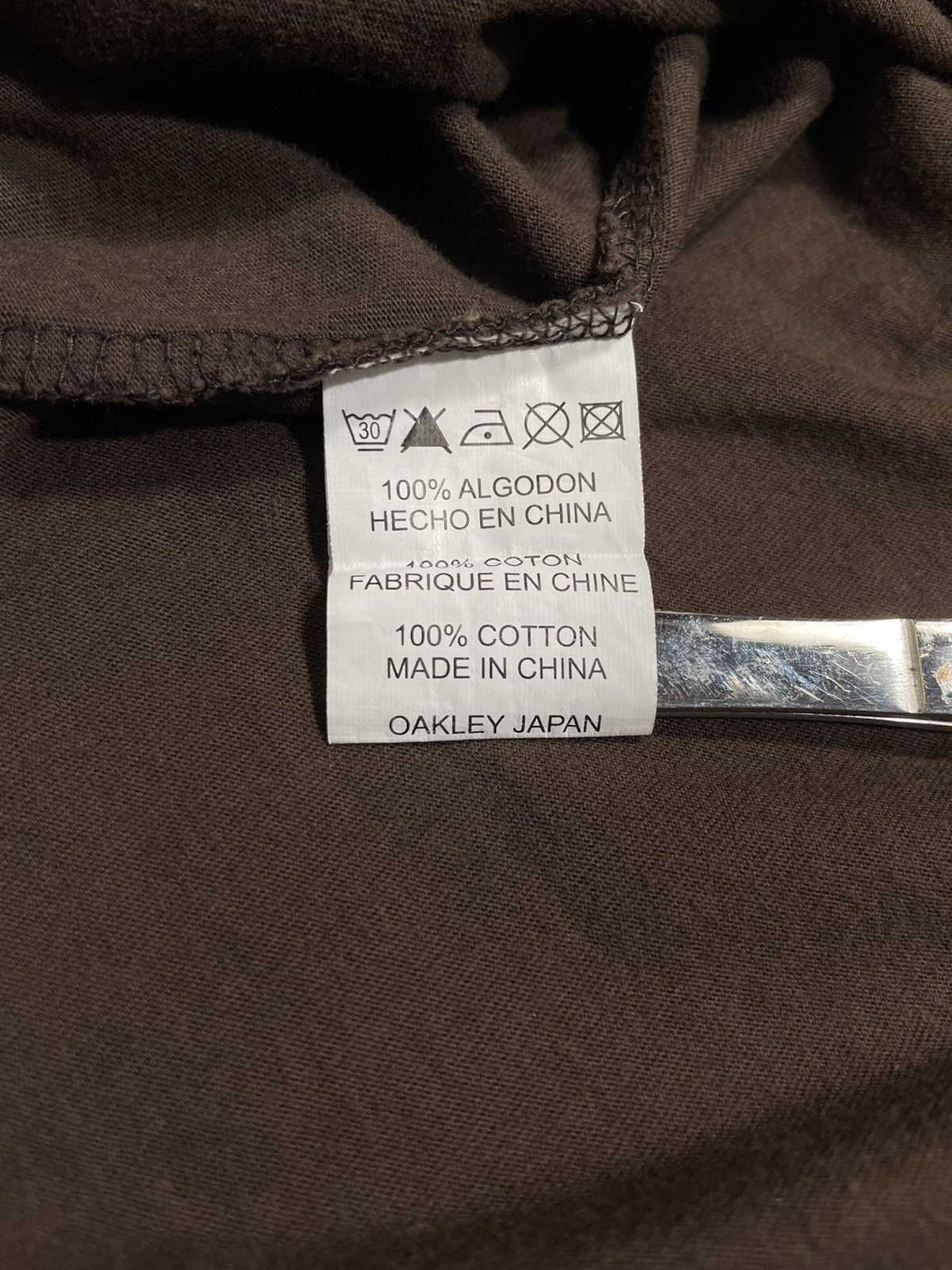 Vintage Vintage Oakley Japan 🇯🇵 brown nova check plaid center logo Size US L / EU 52-54 / 3 - 6 Thumbnail