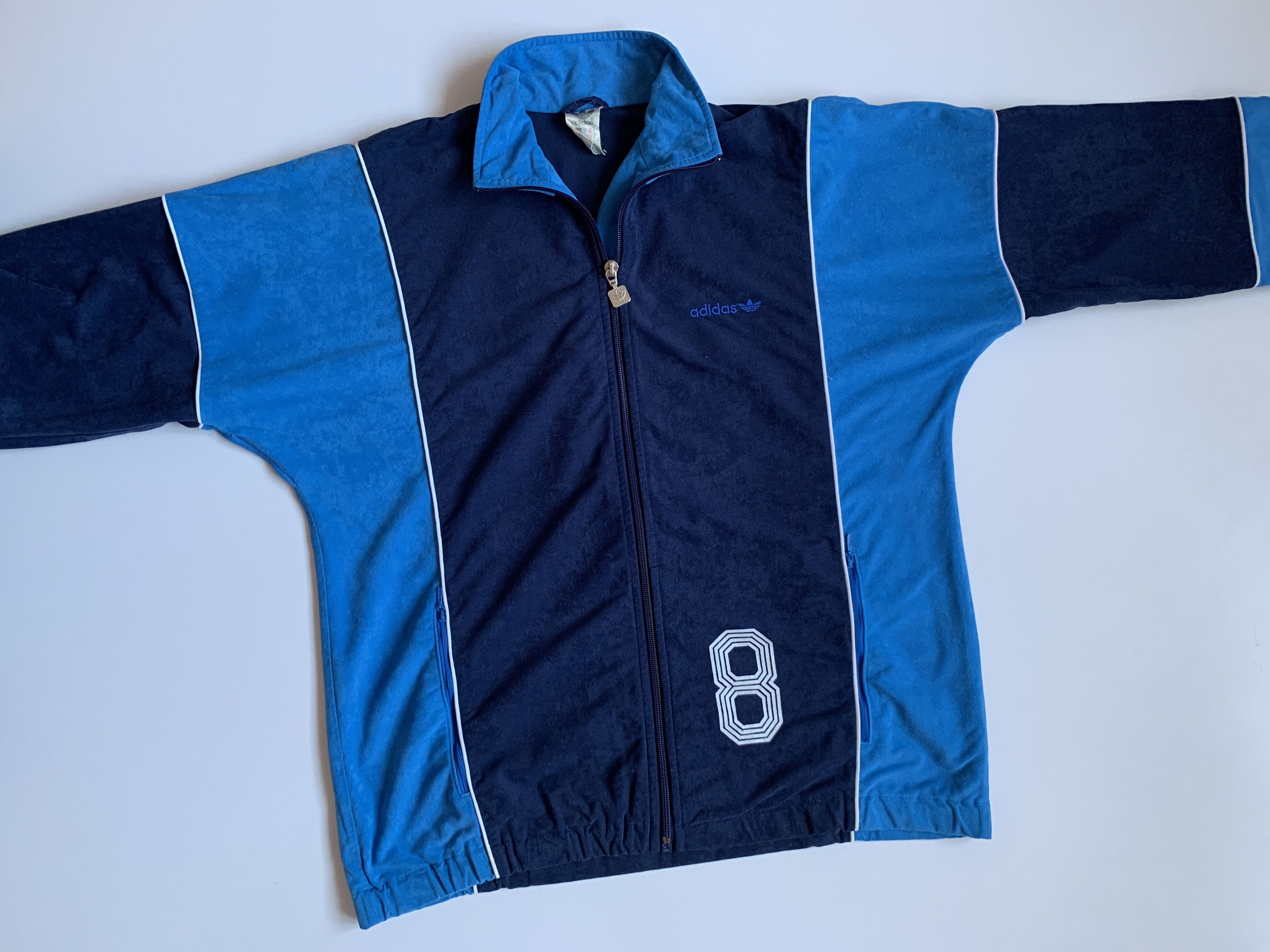 Adidas 80's Adidas Vintage Men's Track Jacket Tracksuit Top Size US S / EU 44-46 / 1 - 2 Thumbnail