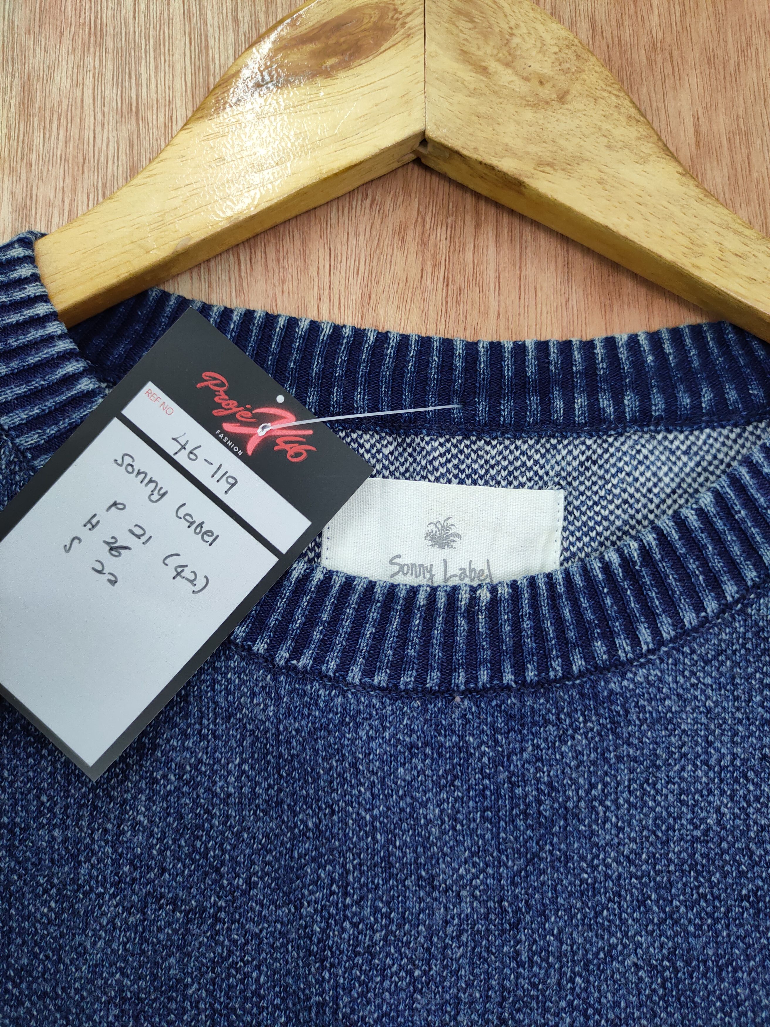 Japanese Brand DLL Sonny Label indigo surf sweatshirt vintage #46-119 Size US M / EU 48-50 / 2 - 4 Thumbnail