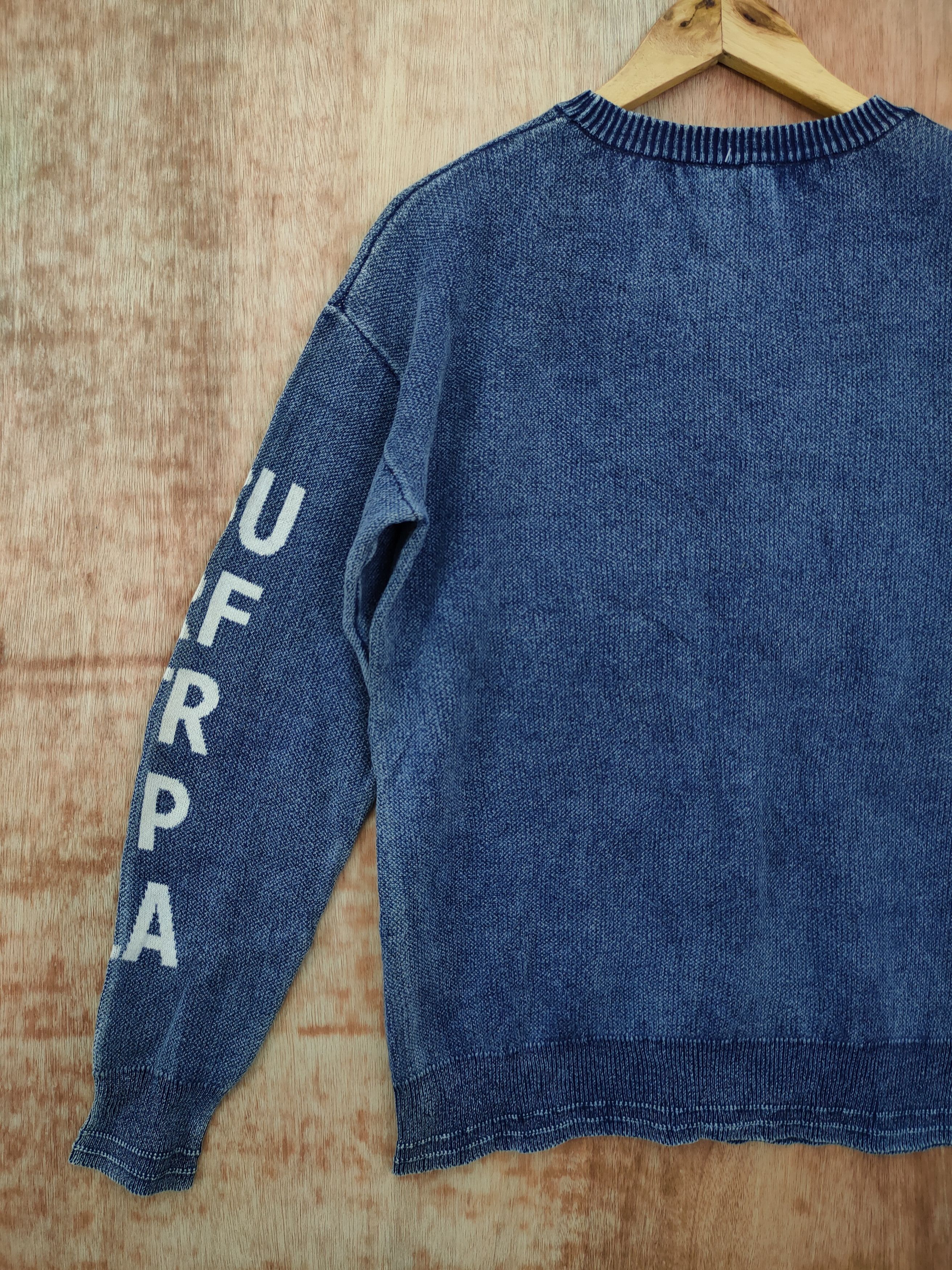 Japanese Brand DLL Sonny Label indigo surf sweatshirt vintage #46-119 Size US M / EU 48-50 / 2 - 7 Thumbnail