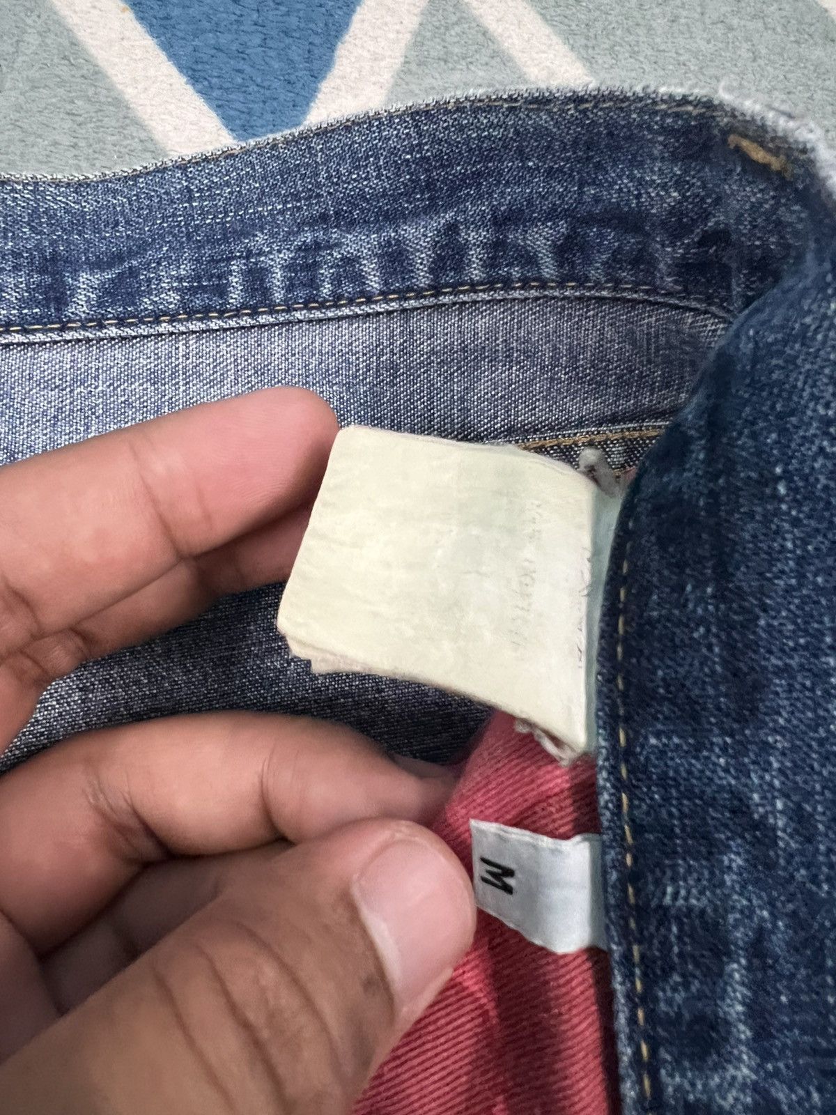 Bape Rare Bape Distressed Denim/Jeans Ape Shall Never Kill Ape Size US 33 - 7 Thumbnail