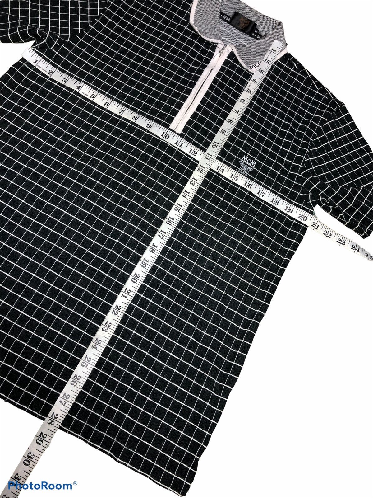 MCM HALF ZIPPER MCM PLAID POLO T Size US M / EU 48-50 / 2 - 6 Thumbnail