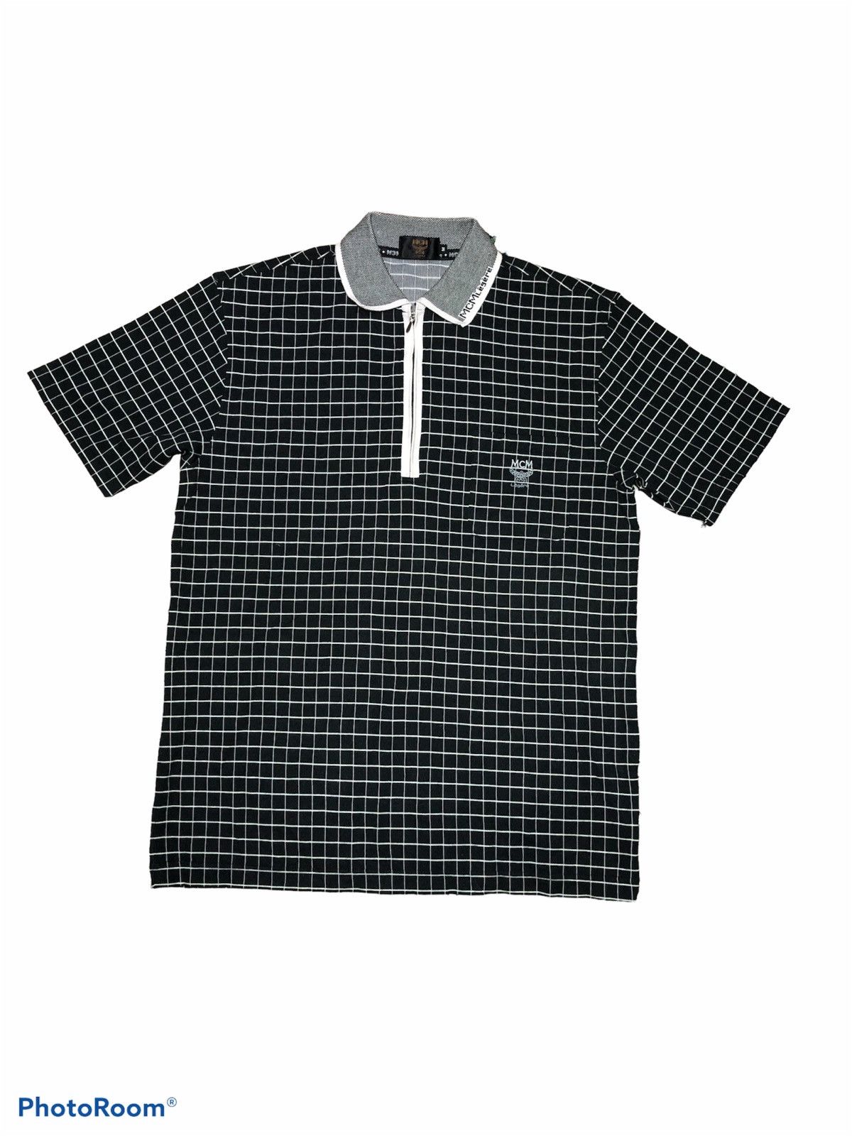 MCM HALF ZIPPER MCM PLAID POLO T Size US M / EU 48-50 / 2 - 1 Thumbnail