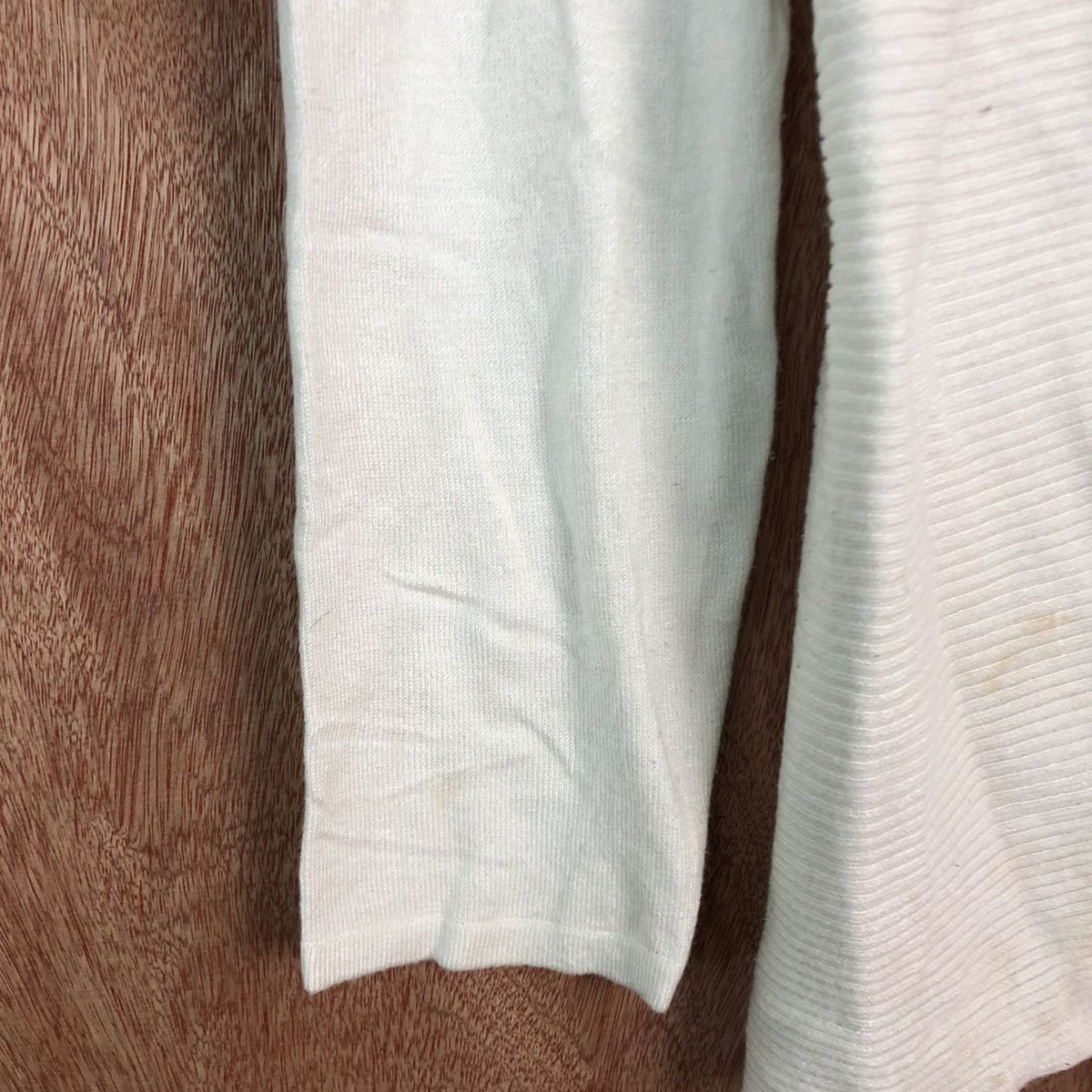 Japanese Brand Alfred Sung White Long Cardigan knitwear #6110 Size US XL / EU 56 / 4 - 6 Thumbnail