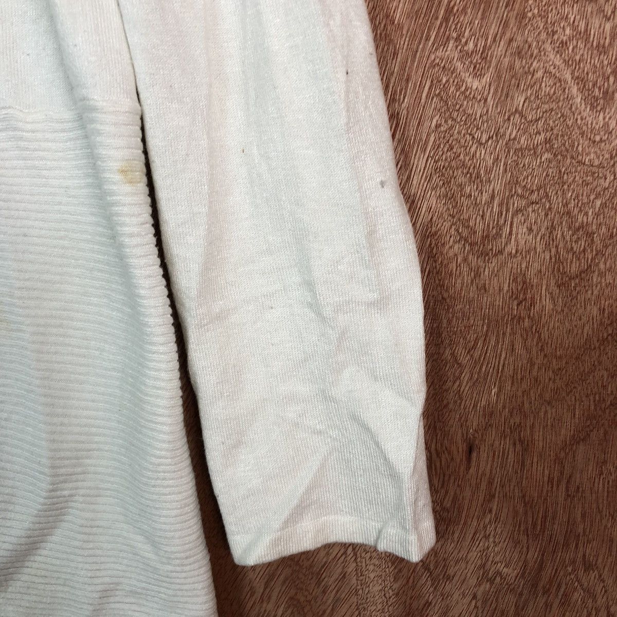 Japanese Brand Alfred Sung White Long Cardigan knitwear #6110 Size US XL / EU 56 / 4 - 4 Thumbnail