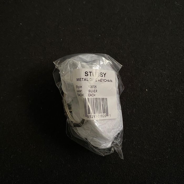 Stussy Stussy Dice Keychain Silver colorway Deadstock Grailed