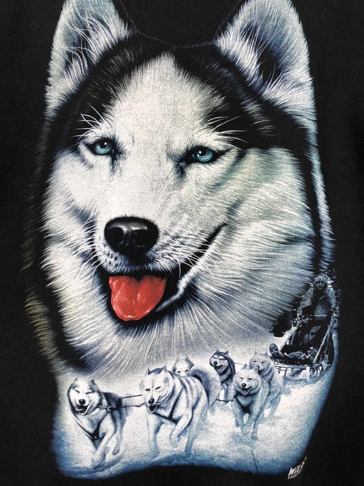 Japanese Brand × Vintage Vintage Wolf Hoodie size M Size US M / EU 48-50 / 2 - 8 Thumbnail