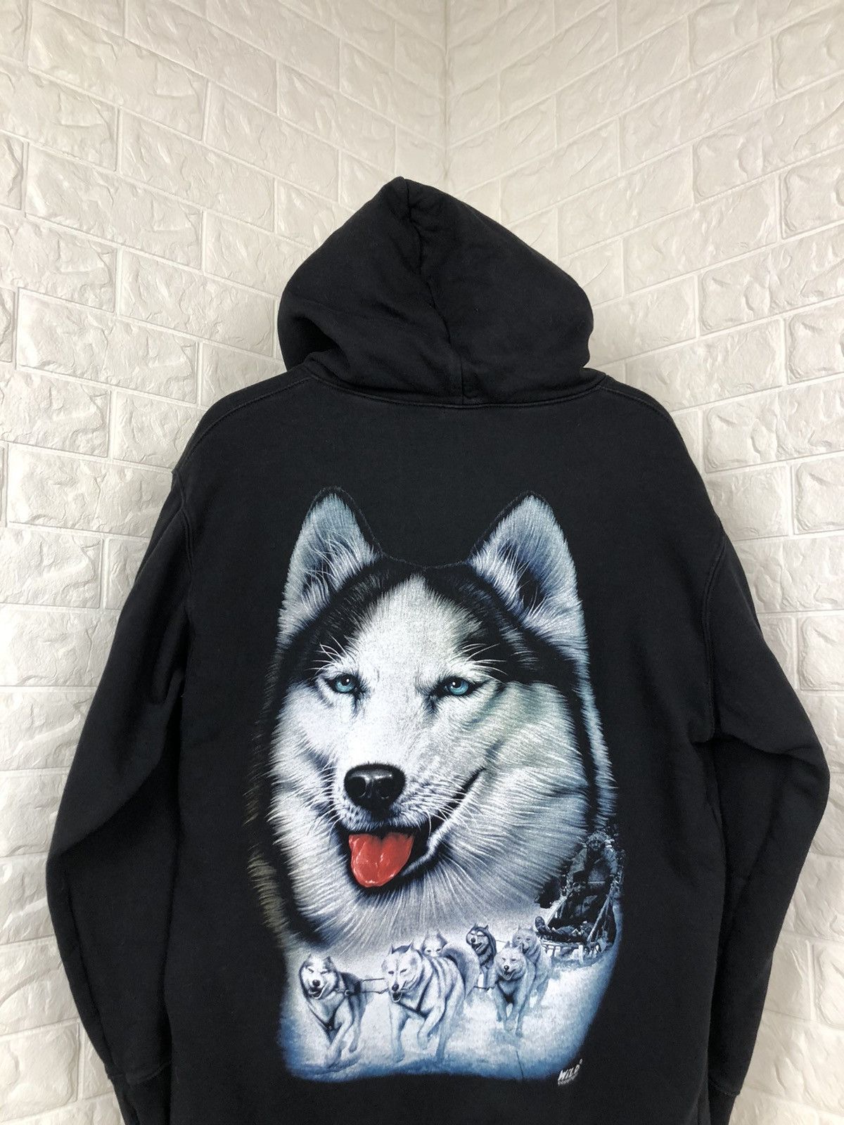 Japanese Brand × Vintage Vintage Wolf Hoodie size M Size US M / EU 48-50 / 2 - 4 Thumbnail