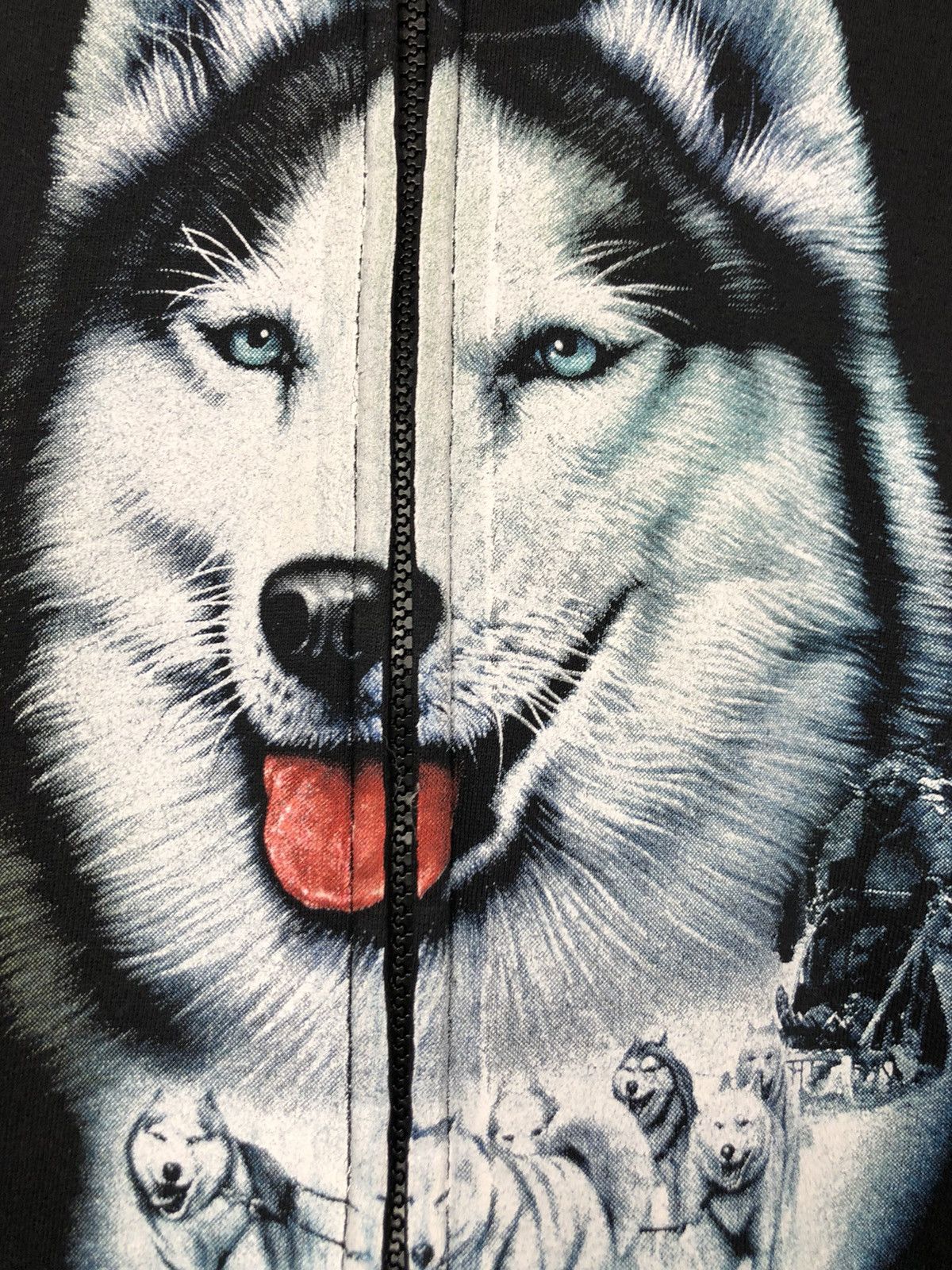 Japanese Brand × Vintage Vintage Wolf Hoodie size M Size US M / EU 48-50 / 2 - 9 Thumbnail