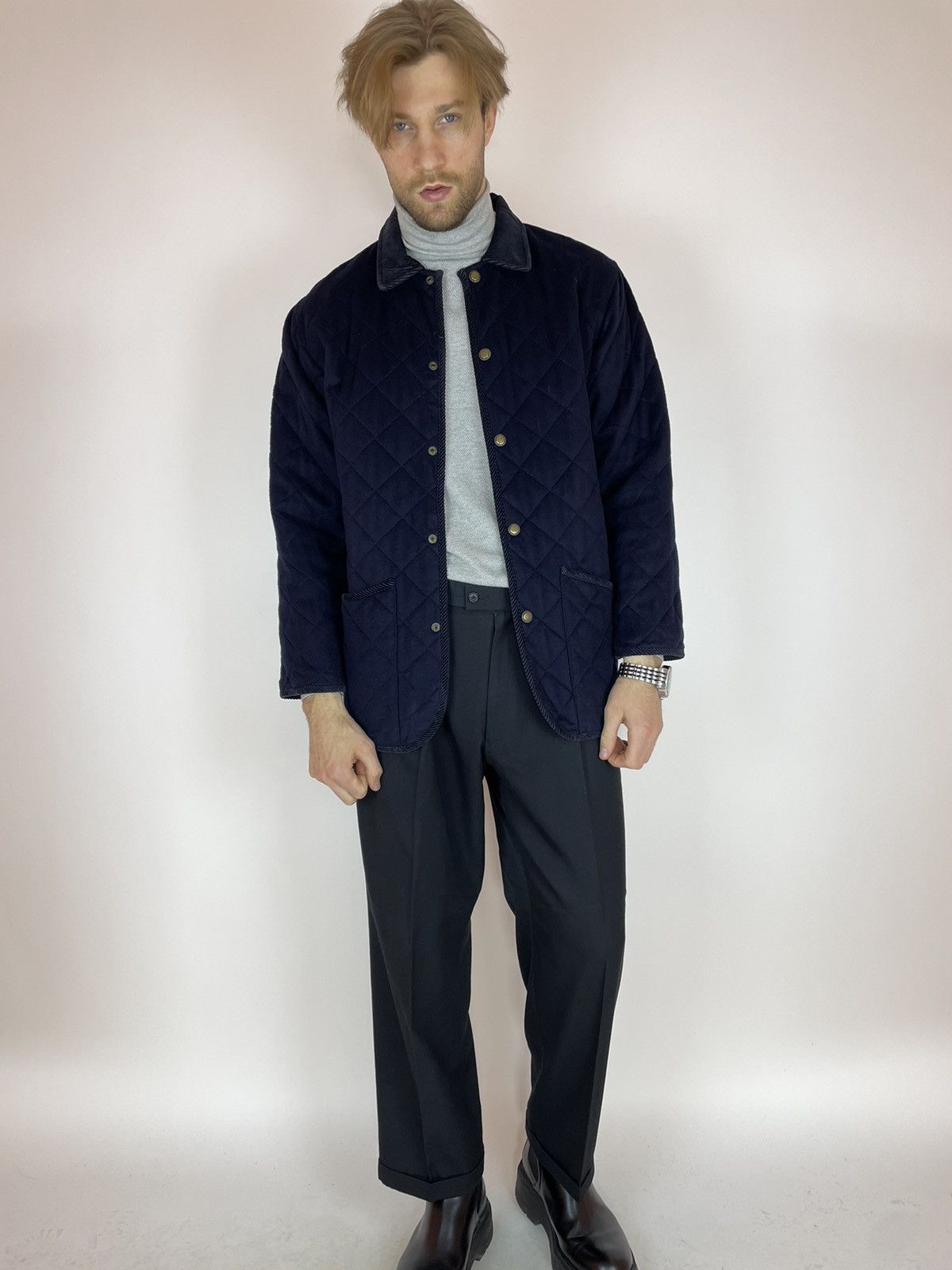 Vintage TIROLER LODEN Moessmer Virgin Lana/Alpaca Quilt jacket Mens Size US XL / EU 56 / 4 - 3 Thumbnail