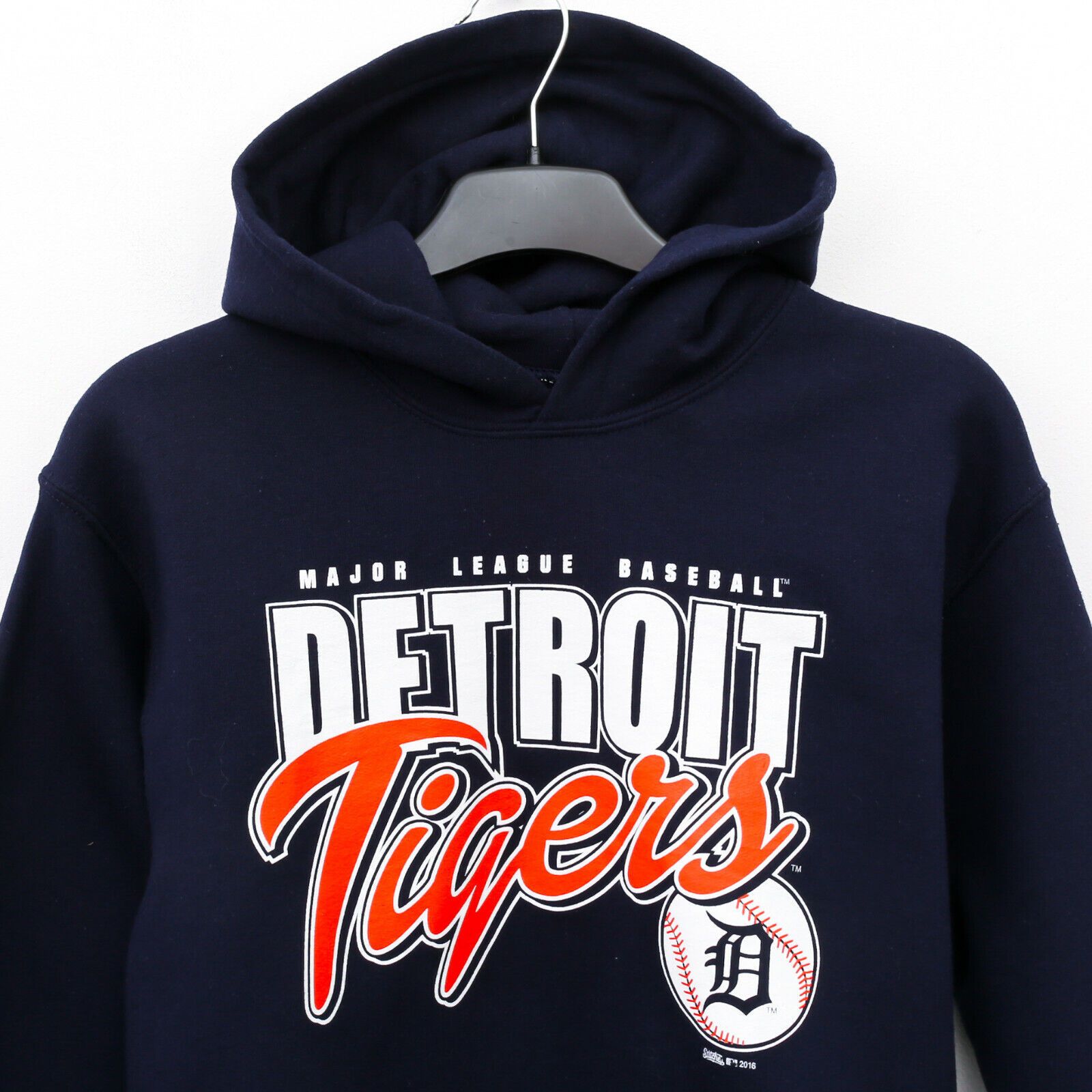 MLB Detroit Tigers Stitches Youth L Boys Girls Hoodie Sweatshirt Size US XXS / EU 40 - 2 Thumbnail