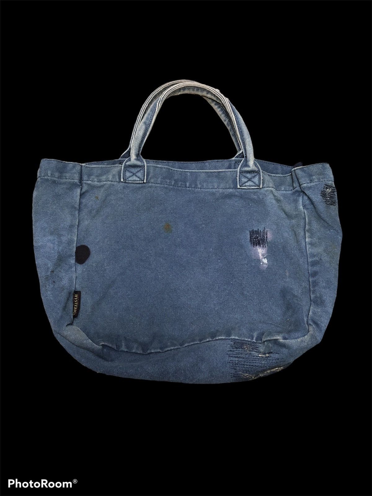 Hysteric Glamour DAMAGED⚡️⚡️HYSTERIC THRASHED ZIGZAG FADED TOTE BAG Size ONE SIZE - 2 Thumbnail