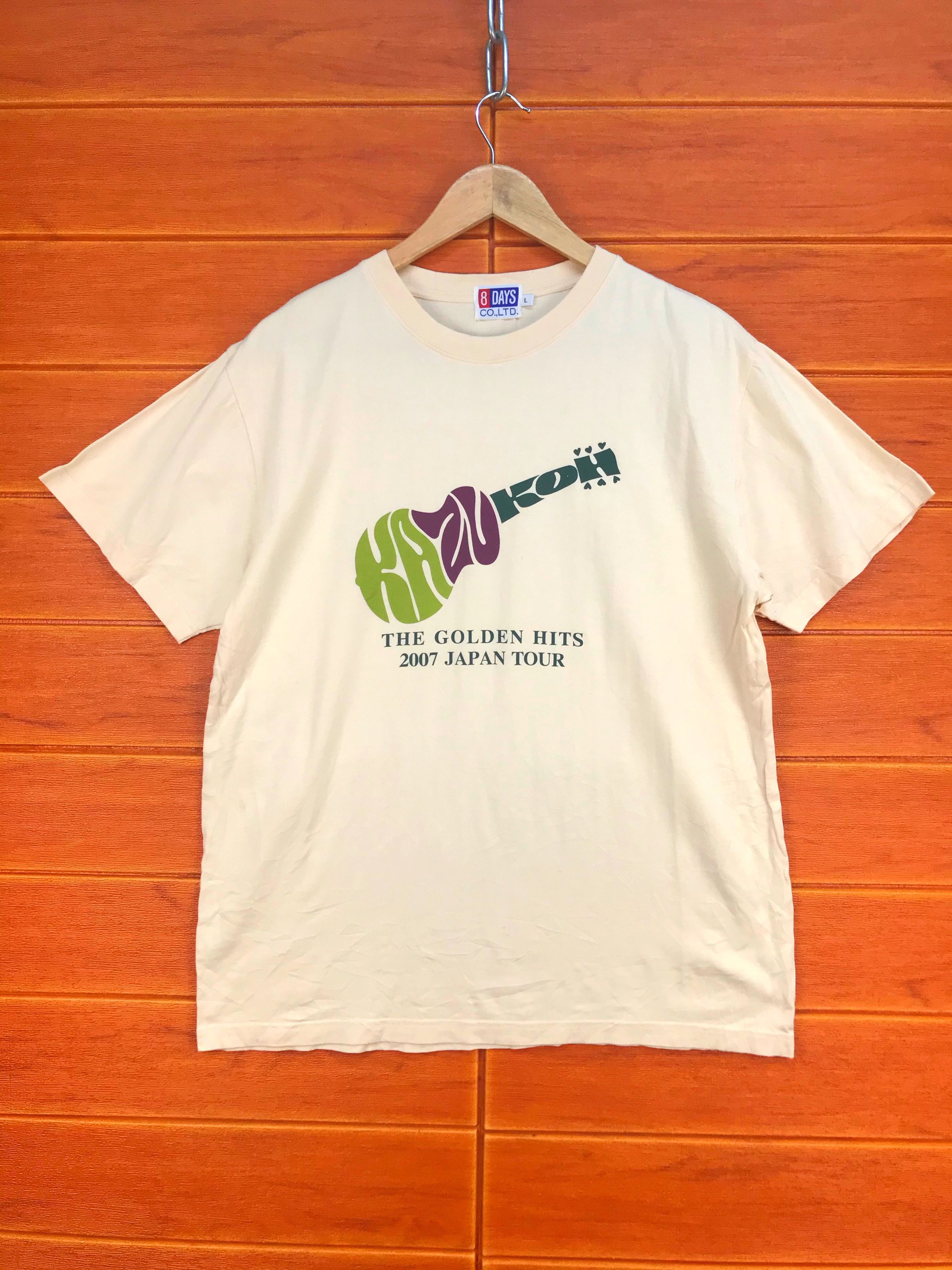 Band Tees Vintage 2000s KAZUKO The Golden Hits 2007 Japan Tour Shirt Size US L / EU 52-54 / 3 - 1 Thumbnail