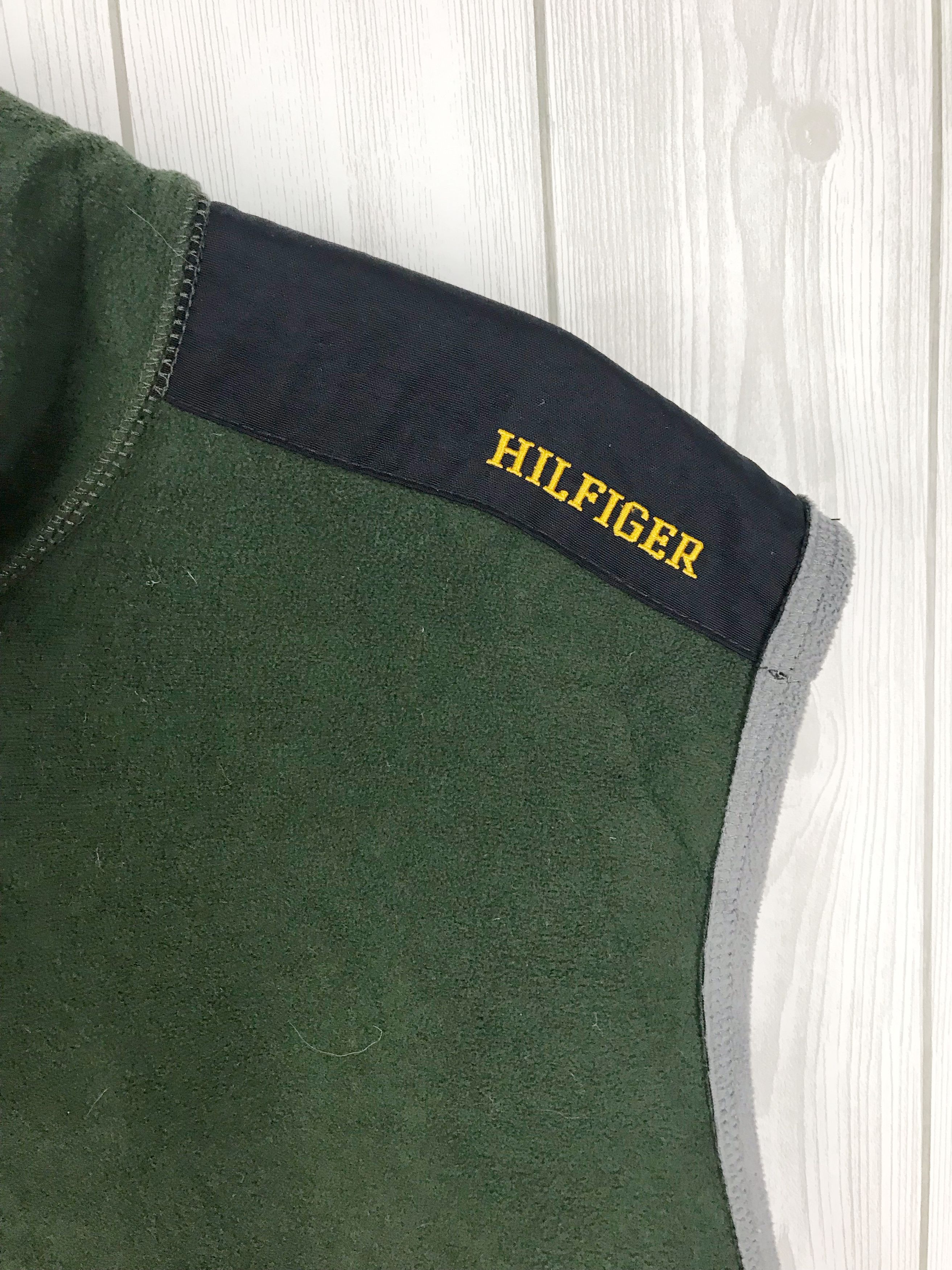 Tommy Hilfiger Vintage 90s TOMMY HILFIGER Sleeveless Fleece Jacket Size US XL / EU 56 / 4 - 4 Thumbnail