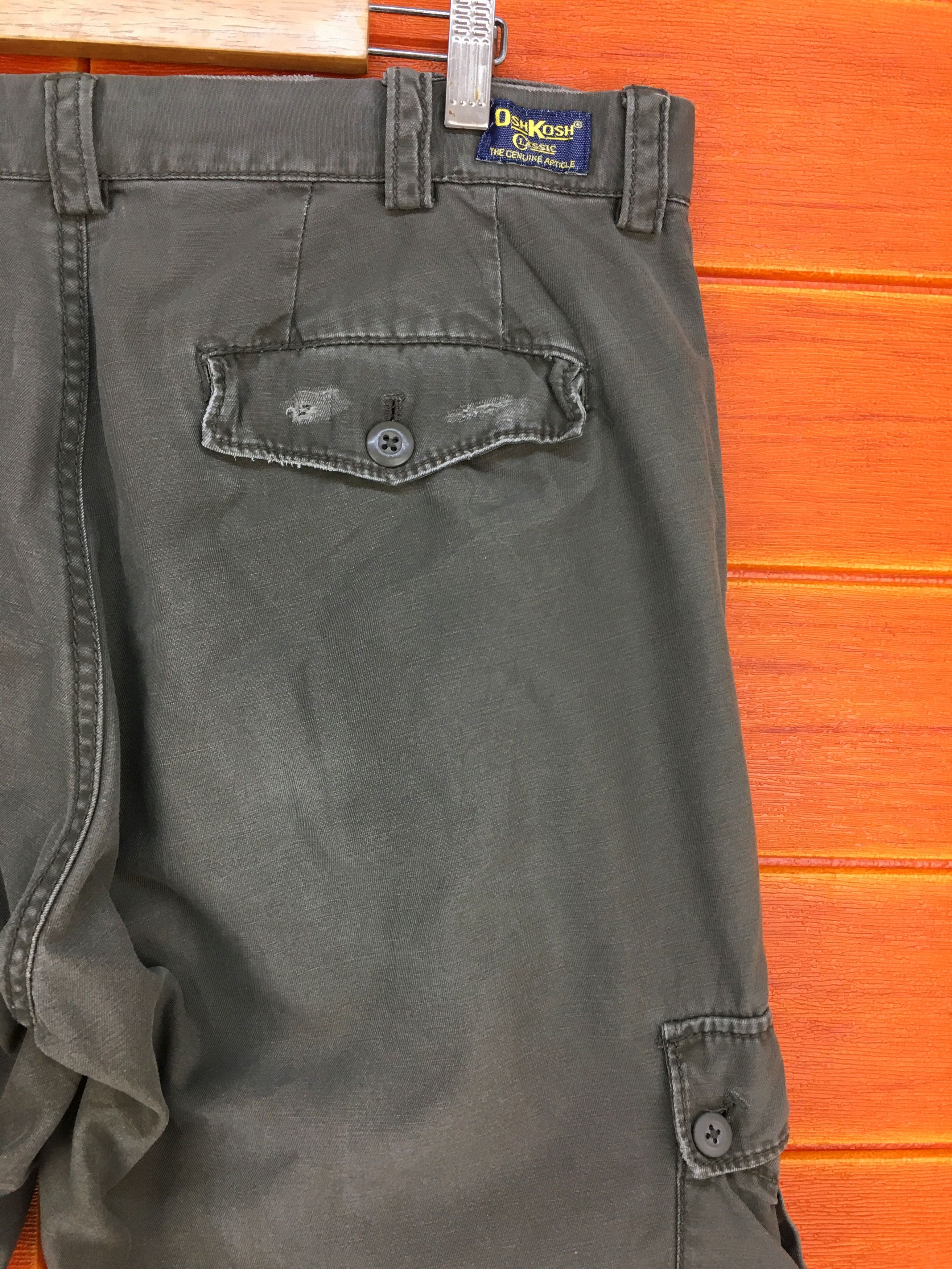Oshkosh OSHKOSH Ripped Tactical Urban Cargo Pants Size US 35 - 12 Thumbnail