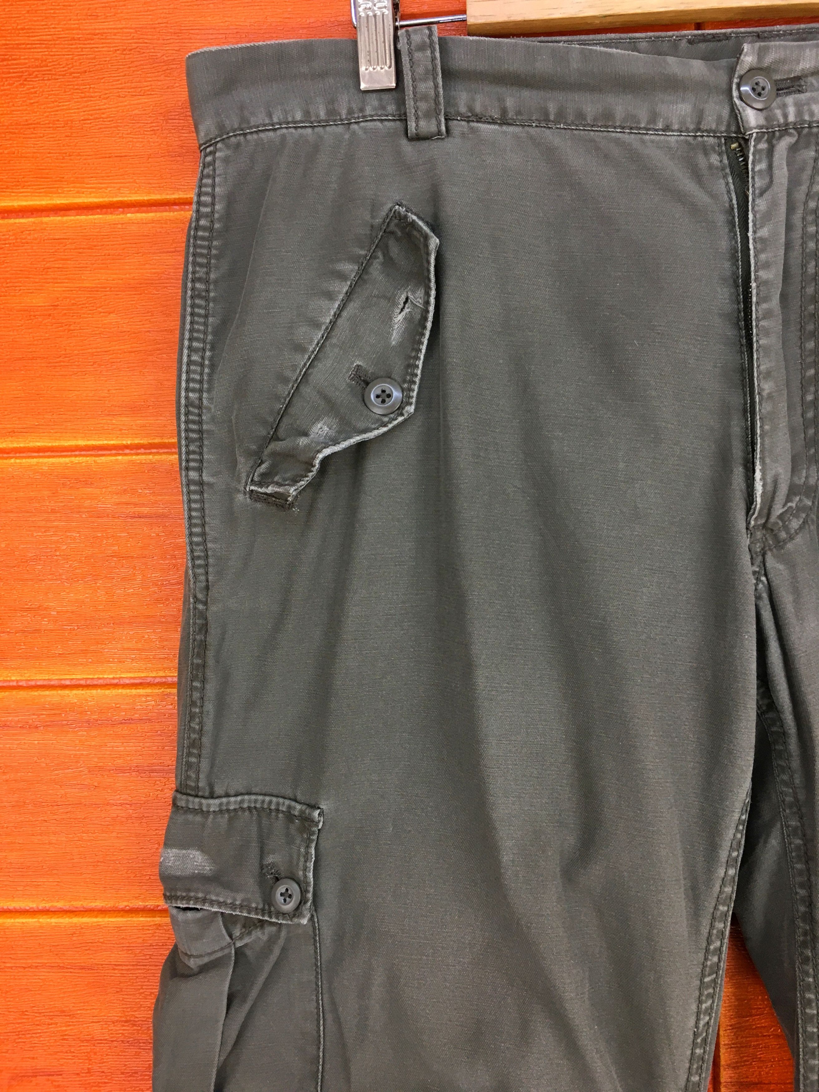 Oshkosh OSHKOSH Ripped Tactical Urban Cargo Pants Size US 35 - 3 Thumbnail