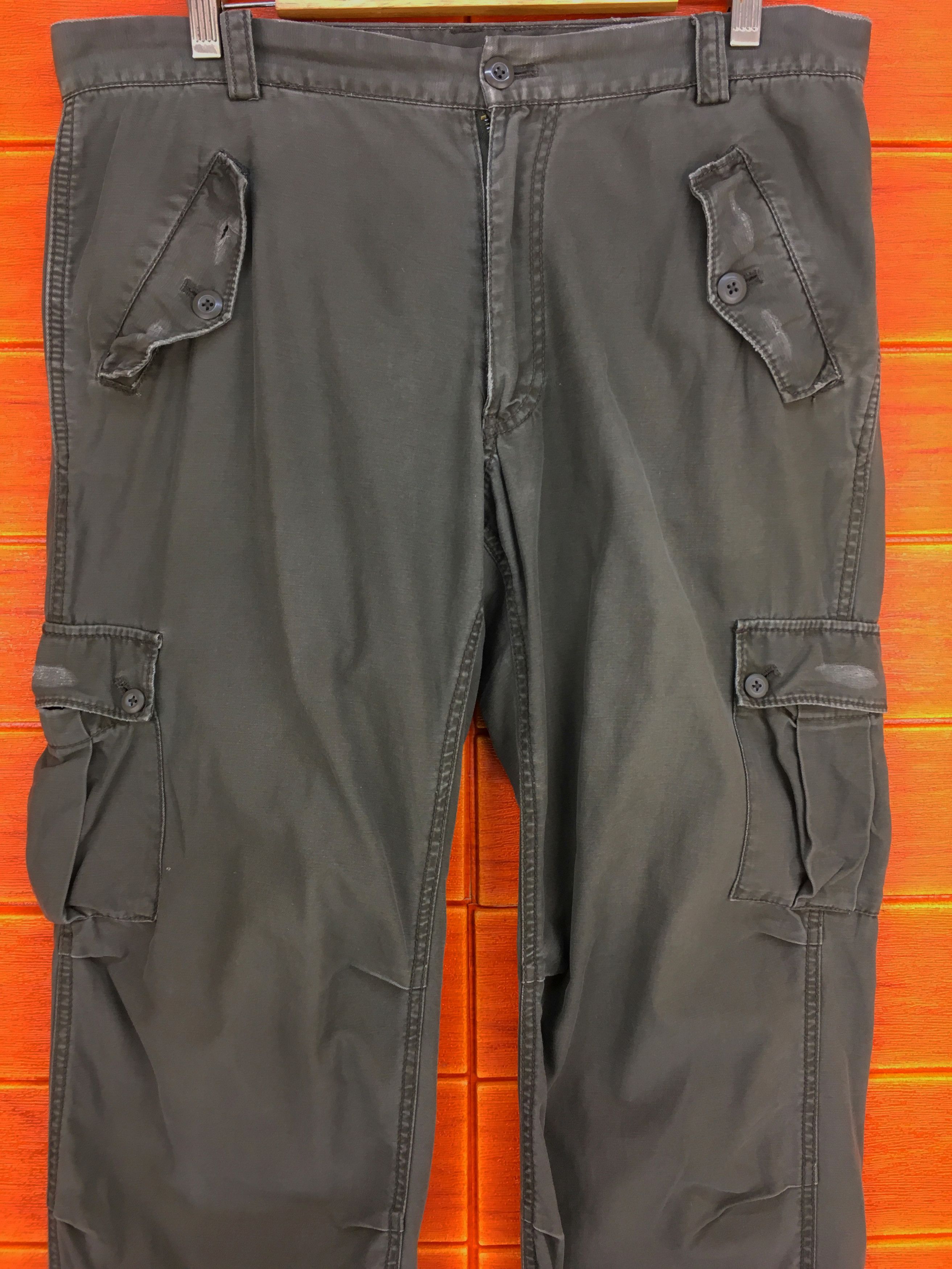 Oshkosh OSHKOSH Ripped Tactical Urban Cargo Pants Size US 35 - 2 Thumbnail