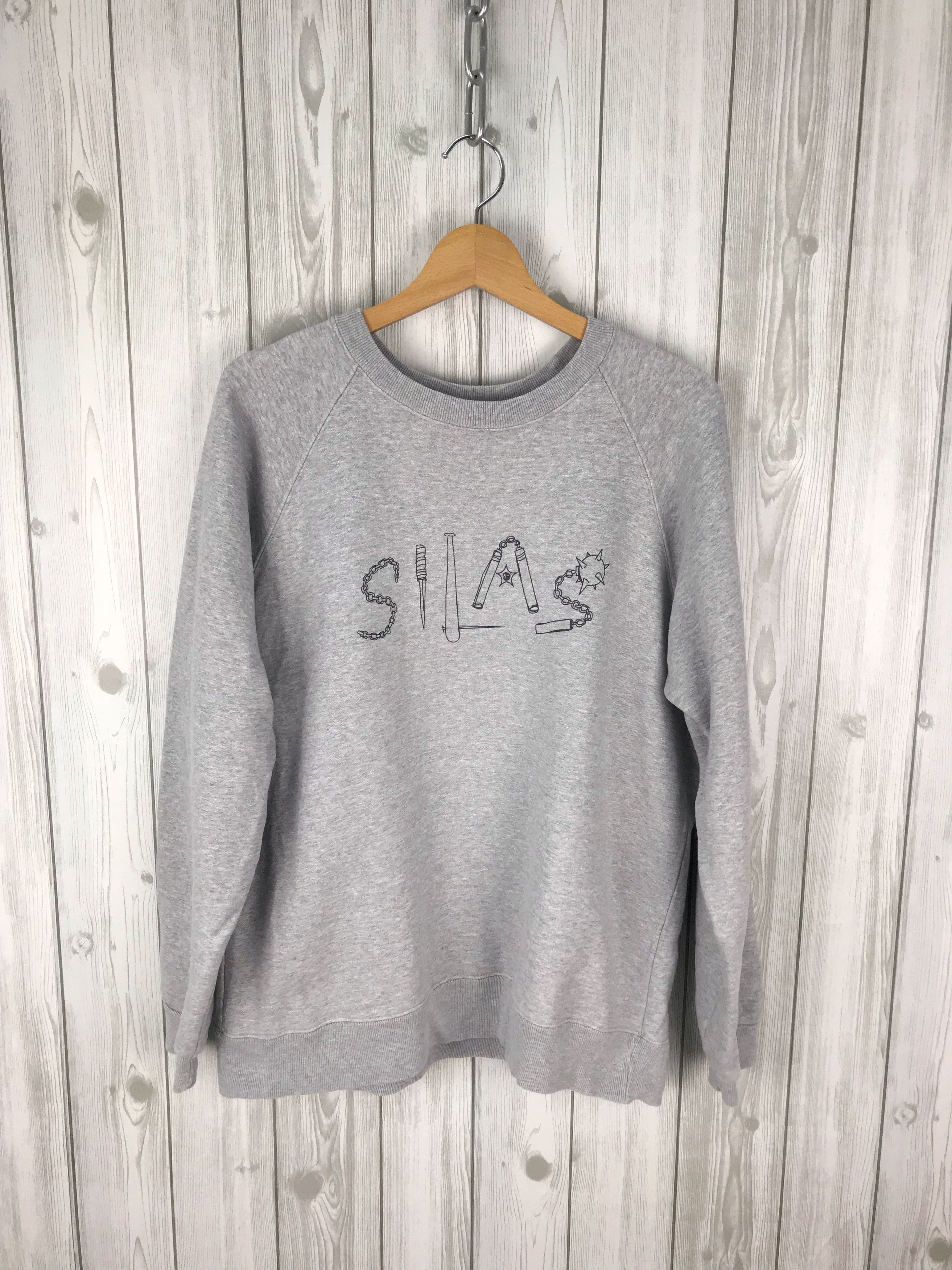 Japanese Brand Vintage SILAS Spell Out Pullover Sweatshirt Size US M / EU 48-50 / 2 - 1 Thumbnail