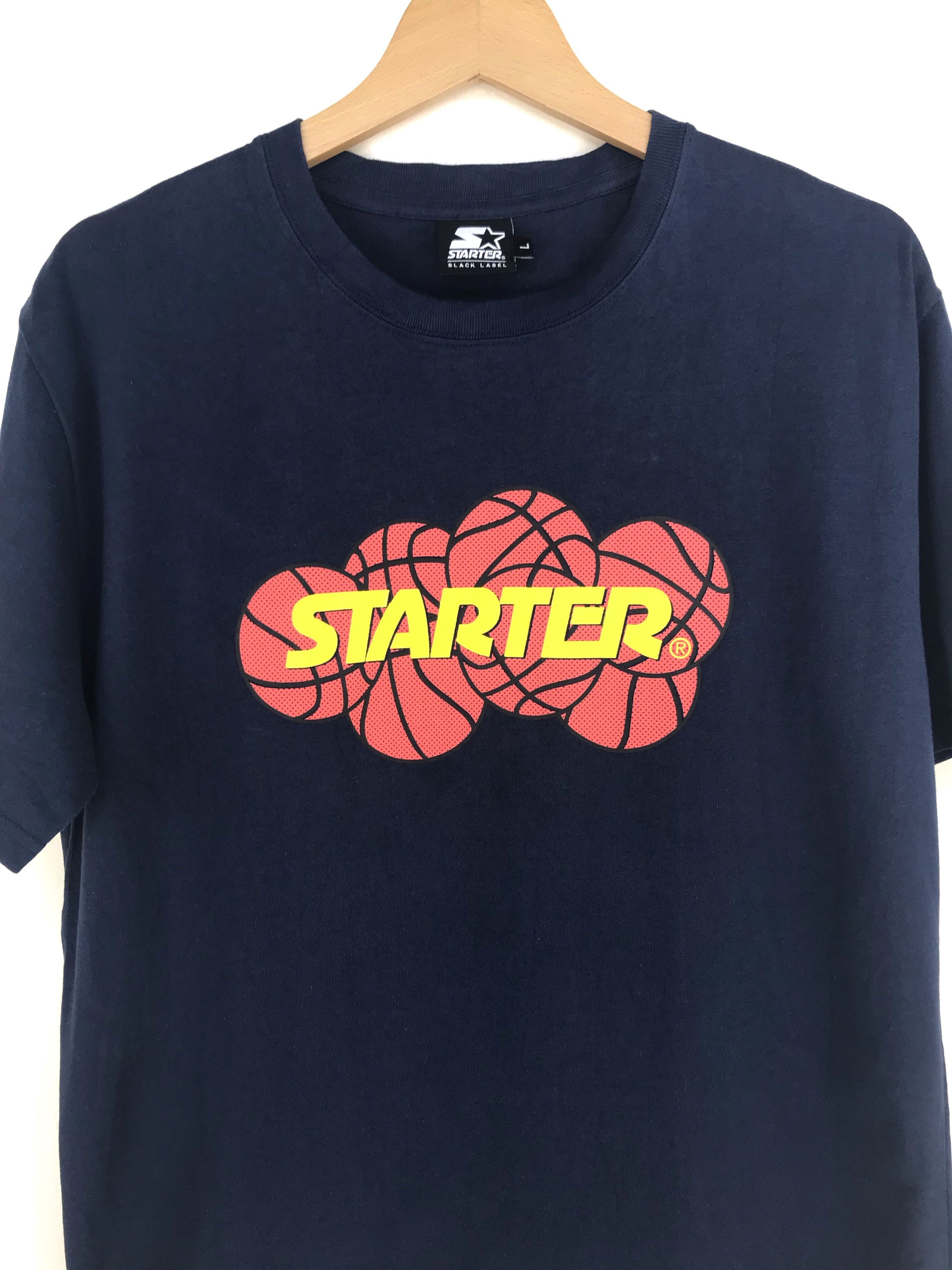 Sports Specialties Vintage STARTER Black Label Balls Spell Out Shirt Size US M / EU 48-50 / 2 - 2 Thumbnail