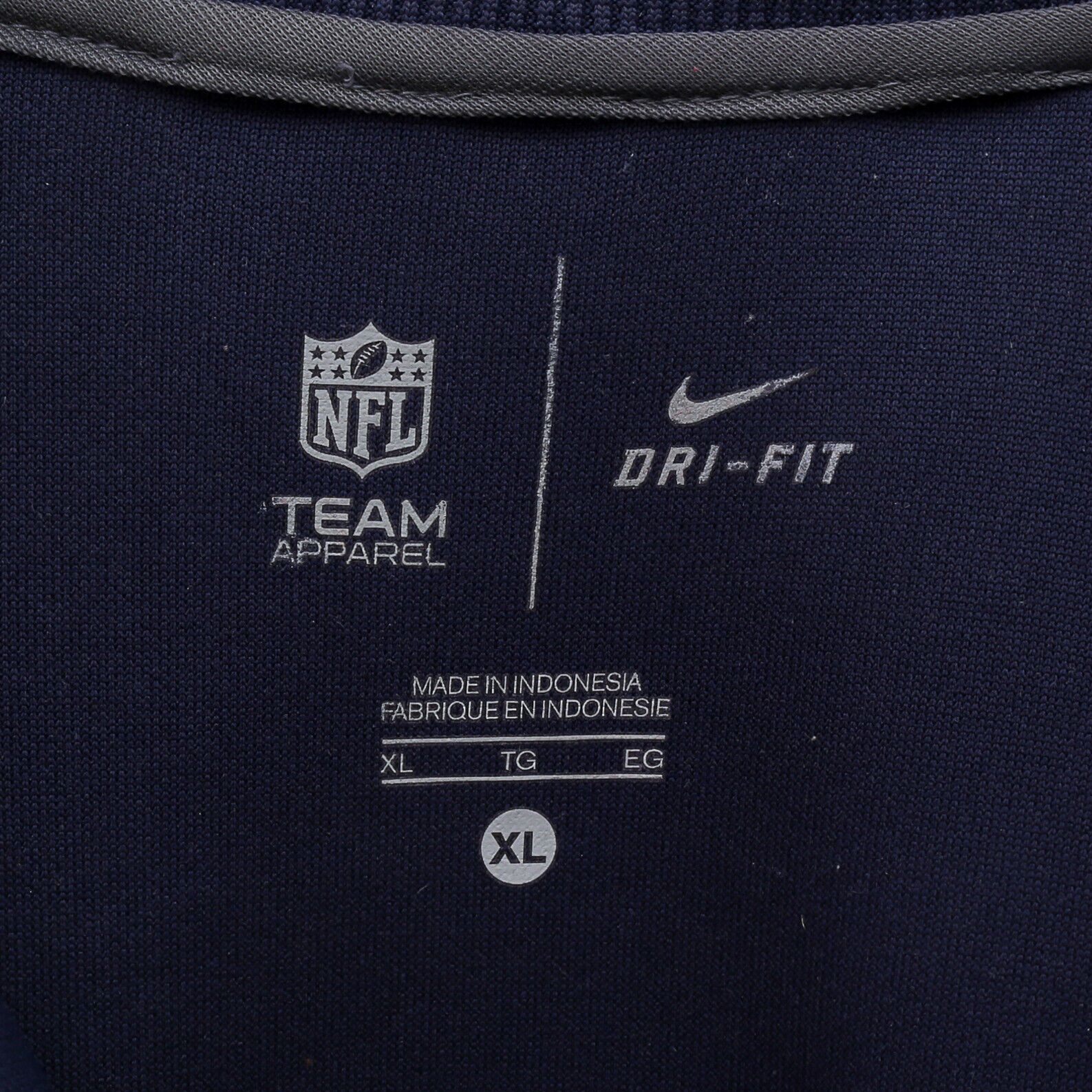 NFL × Nike New England Patriots Womens XL Tracksuit Jumper Sweatshirt Size XL / US 12-14 / IT 48-50 - 5 Thumbnail