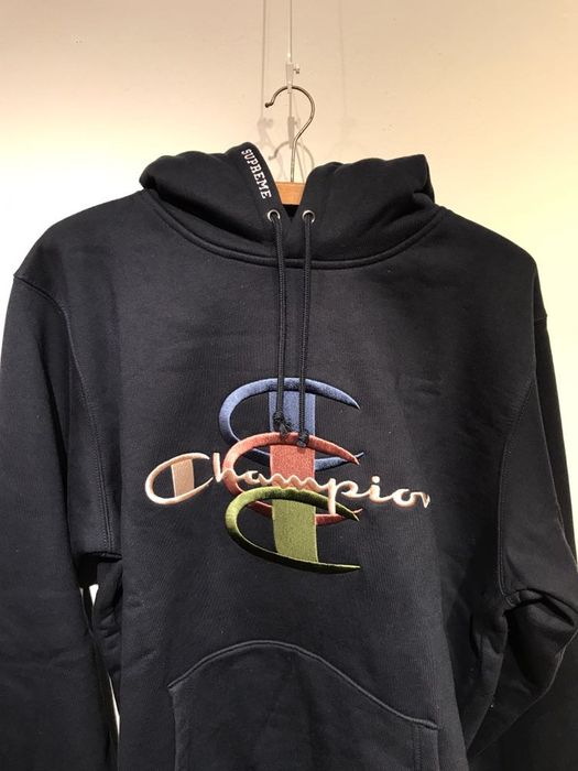 Supreme champion discount stacked c hoodie