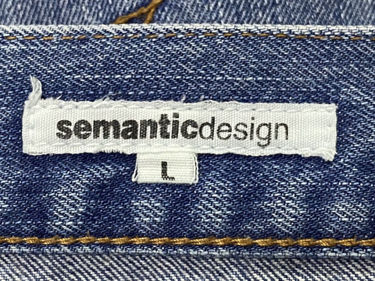 Japanese Brand Flare💃Semantic Design Snake Scales Denim Jeans Size US 34 / EU 50 - 10 Thumbnail