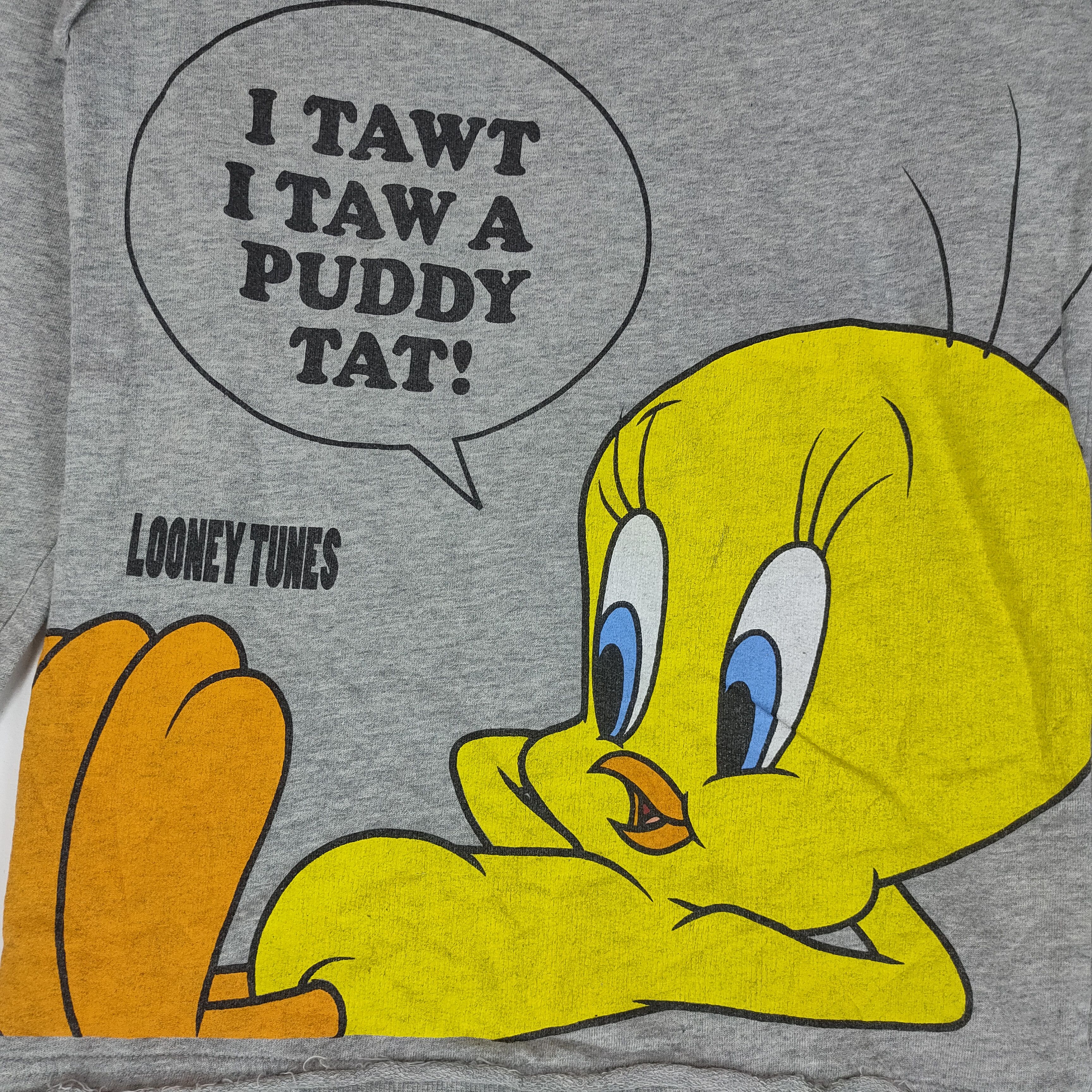 Cartoon Network Vintage TWEETY LOONEY TUNES Reverse Stitch Lite Sweatshirt Size US S / EU 44-46 / 1 - 2 Thumbnail