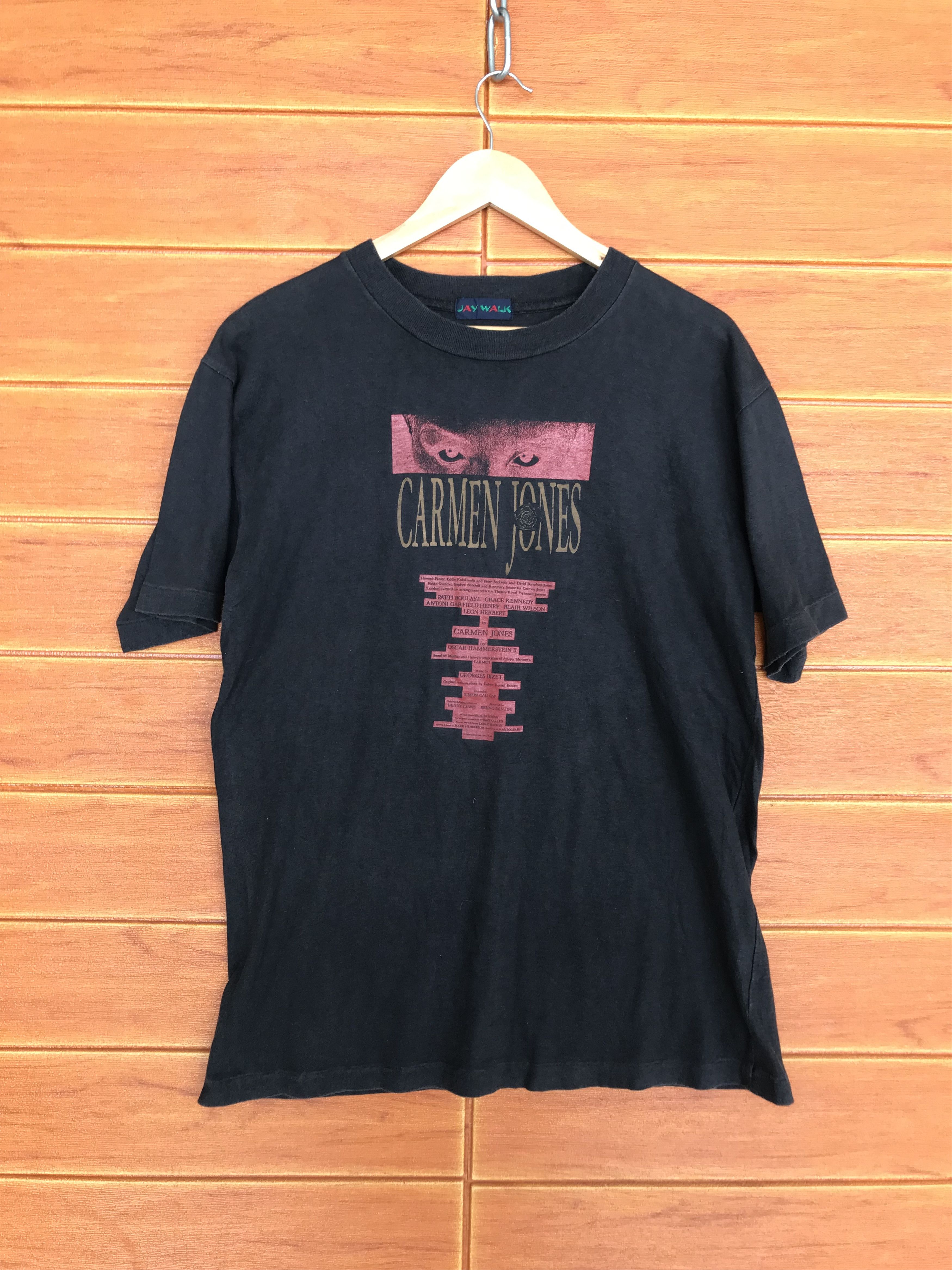 Vintage Vintage 90s Carmen Jones Movies T-Shirt Size US M / EU 48-50 / 2 - 2 Thumbnail