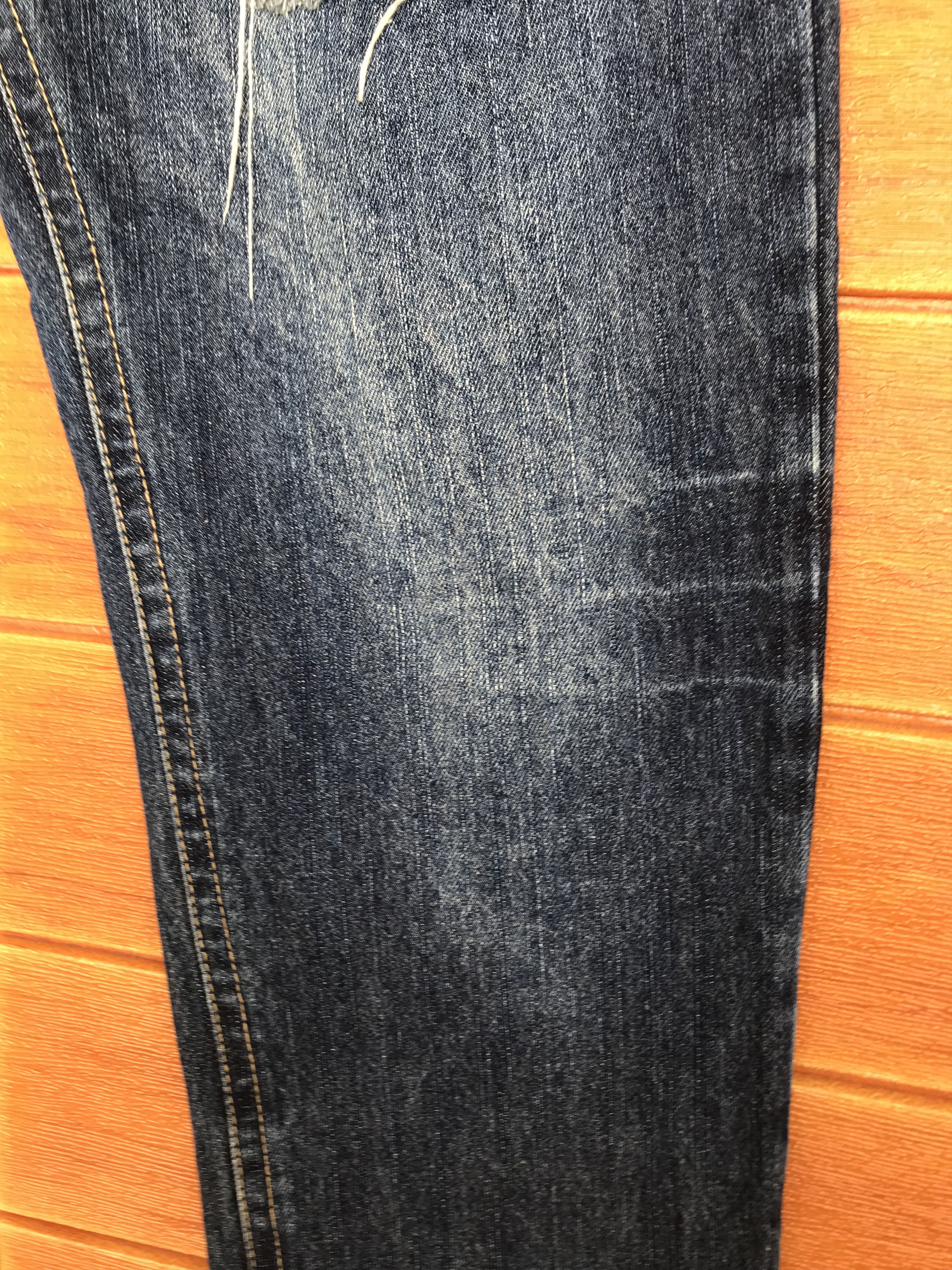 If Six Was Nine Copper Smith Printed Back Distressed Faded Denim Jeans Size US 34 / EU 50 - 13 Thumbnail