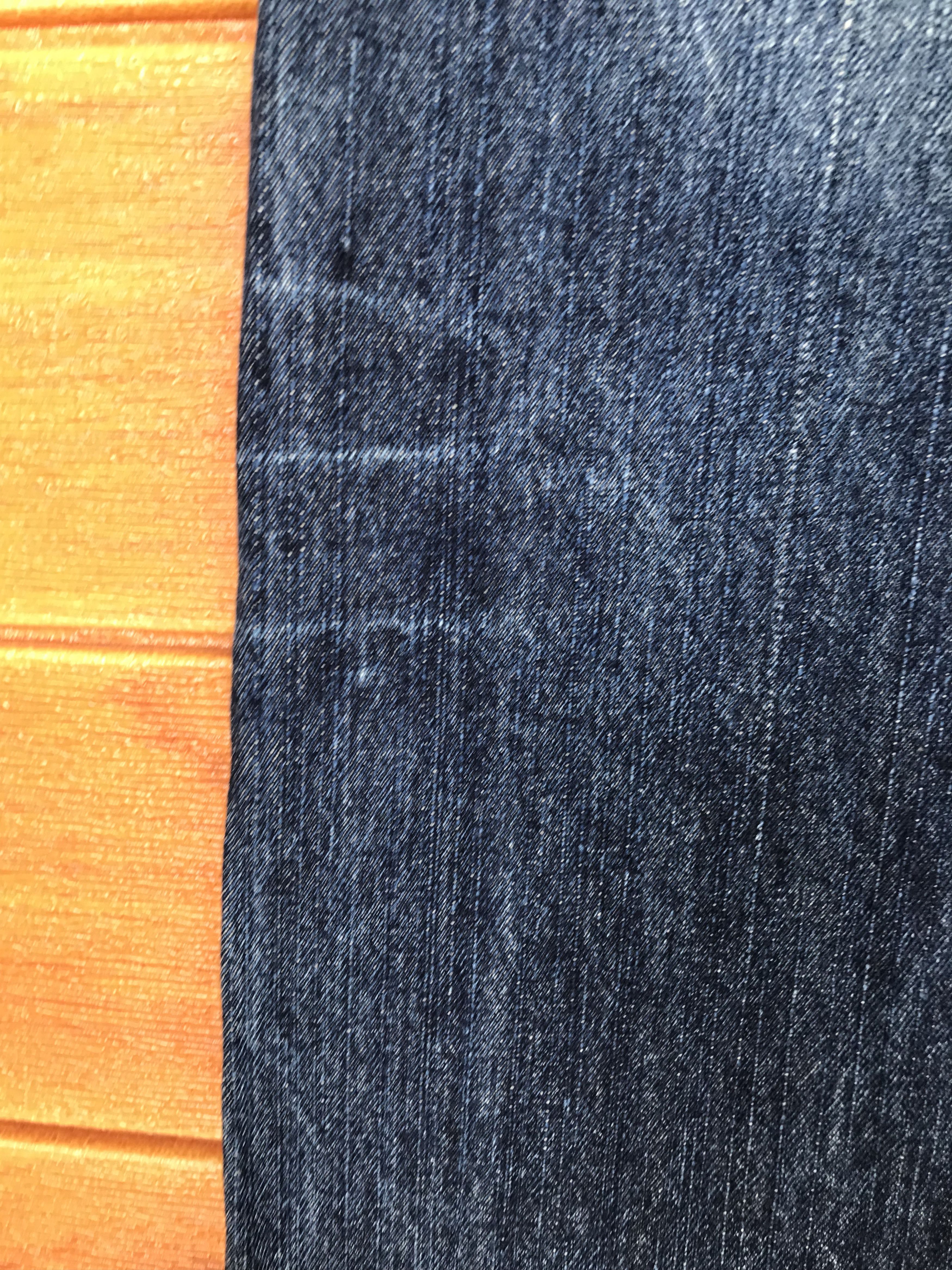 If Six Was Nine Copper Smith Printed Back Distressed Faded Denim Jeans Size US 34 / EU 50 - 19 Thumbnail