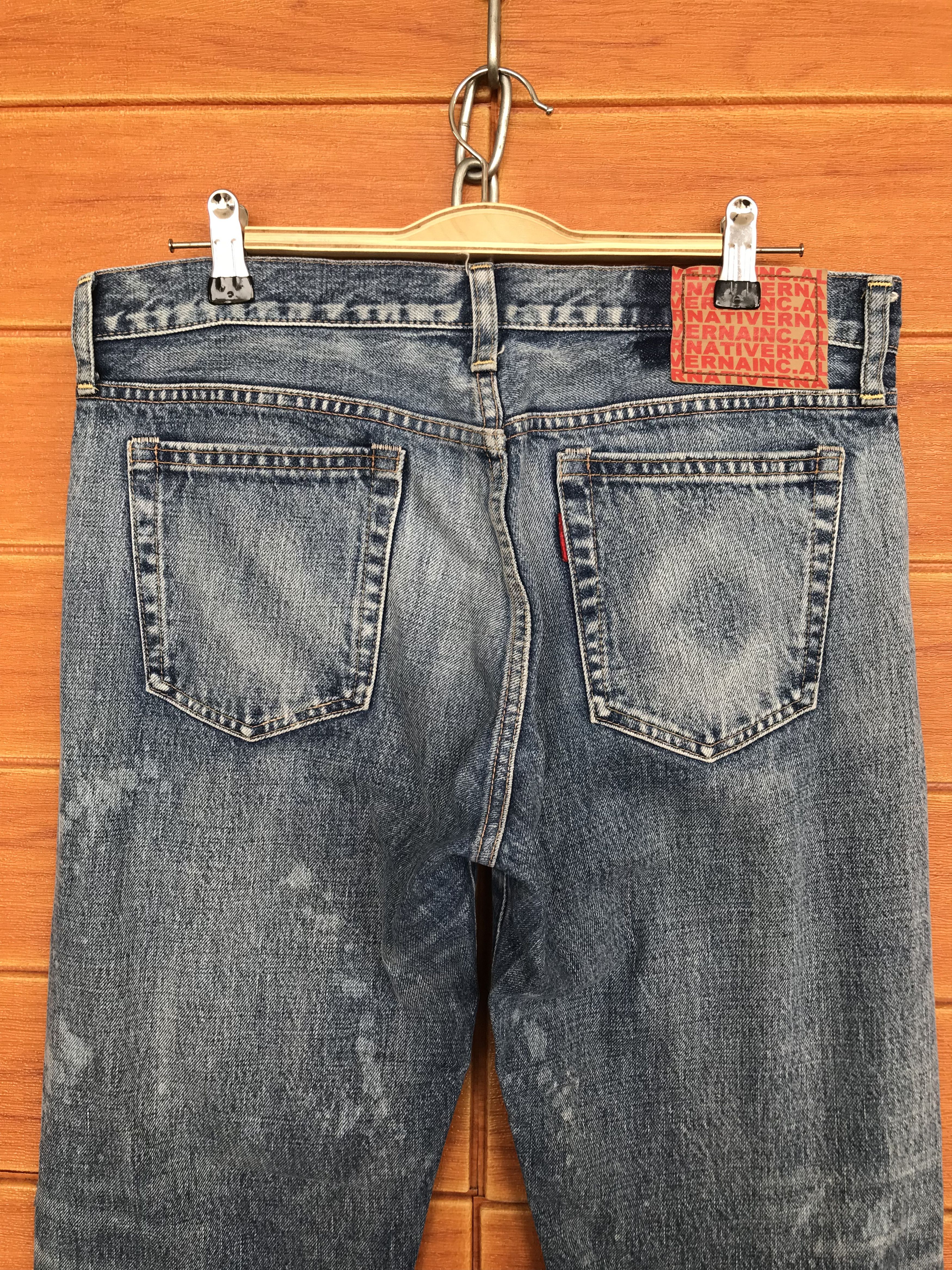 Comme des Garcons × Undercover Vintage RNA Inc Japan Faded Distressed Denim Jeans Size US 32 / EU 48 - 15 Thumbnail
