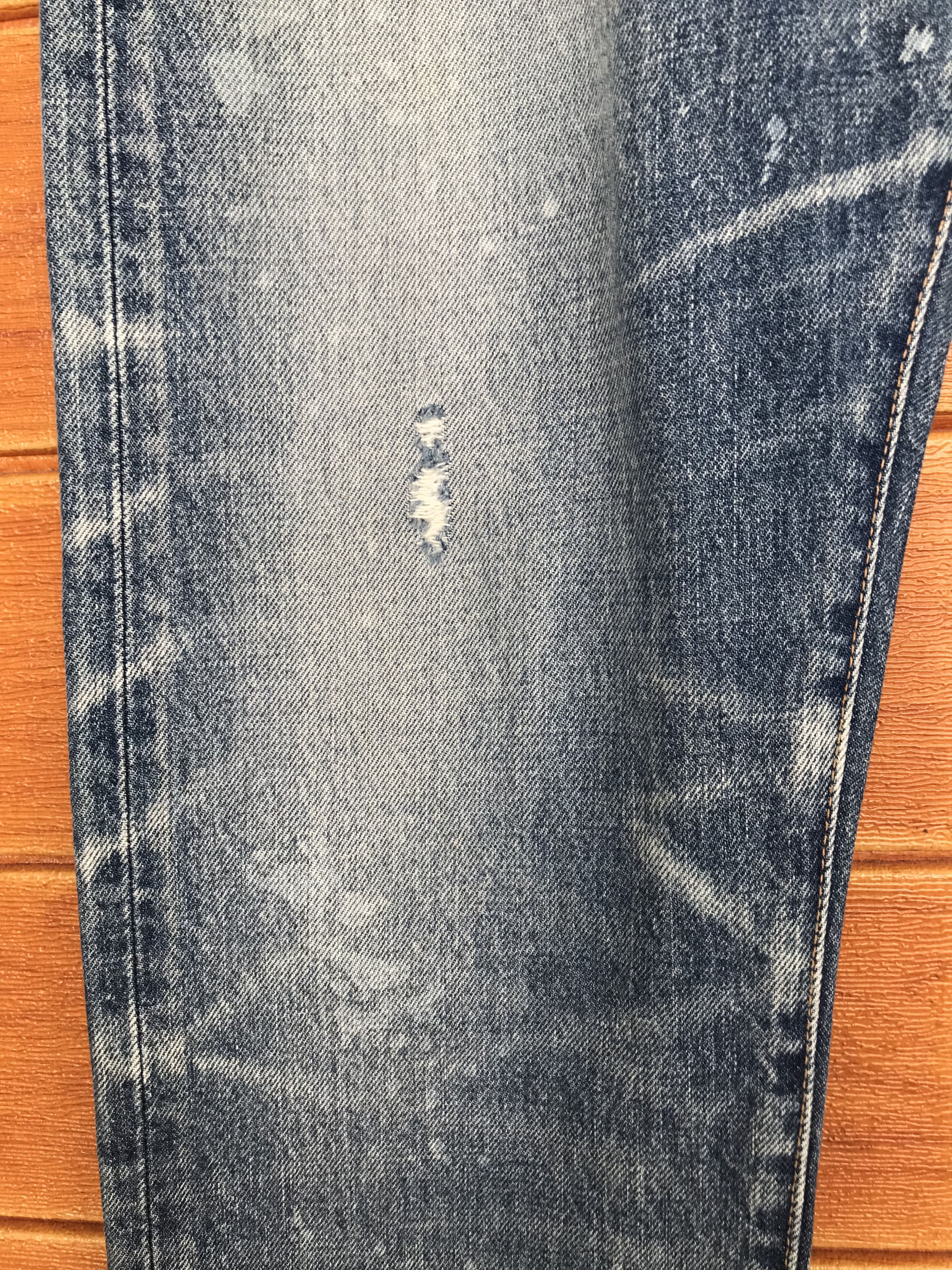 Comme des Garcons × Undercover Vintage RNA Inc Japan Faded Distressed Denim Jeans Size US 32 / EU 48 - 11 Thumbnail